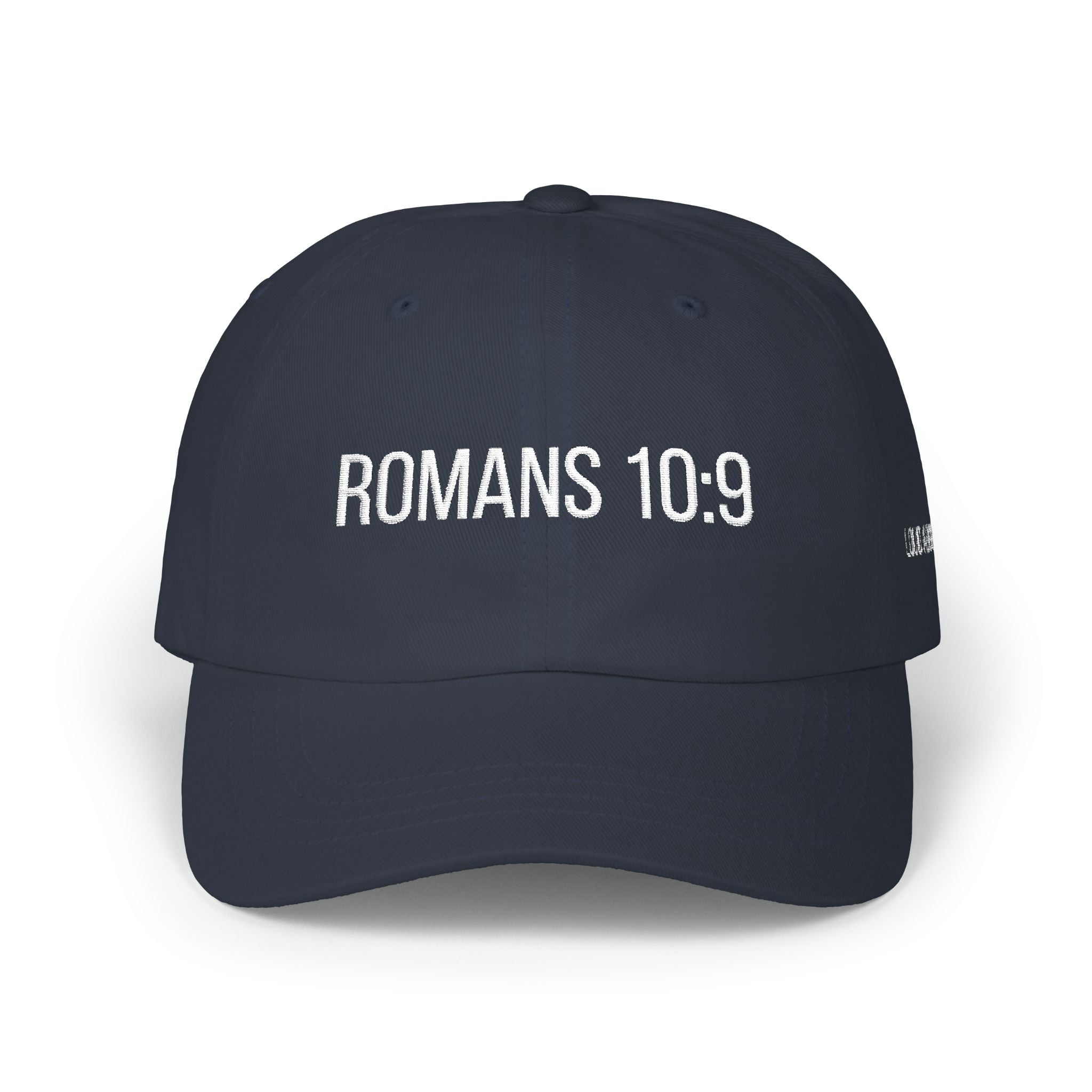 Romans 10:9 Embroidered Dad Hat