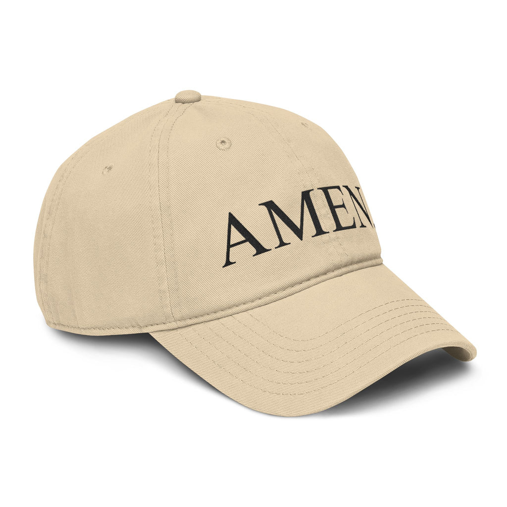 AMEN. Hat — Garment Washed Vintage Christian Baseball Cap | Embroidered Faith Hat