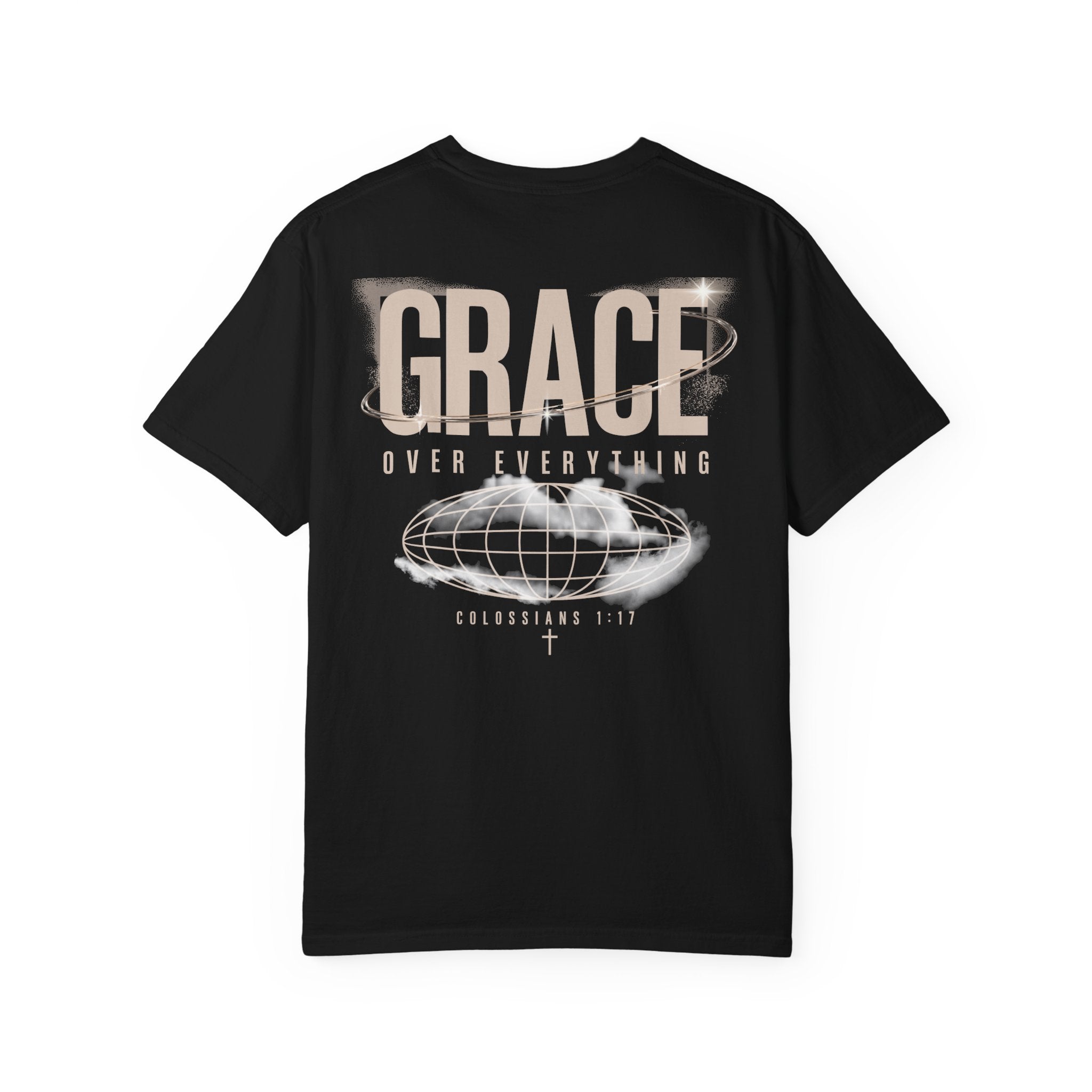 Grace Over Everything Tee — 2010s Streetwear Colossians 1:17 Comfort Colors T-Shirt