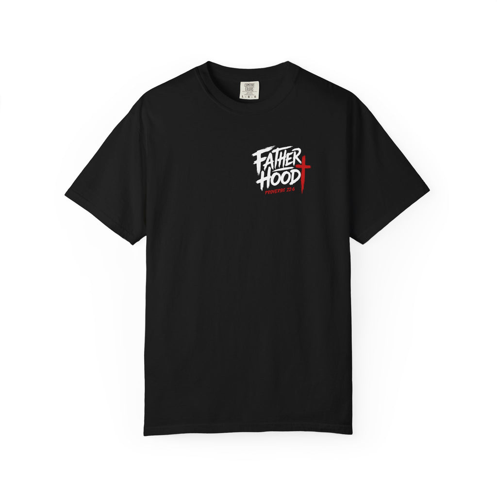 Fatherhood is Kingdom Work T-Shirt — Comfort Colors Christian Dad Tee | Proverbs 22:6