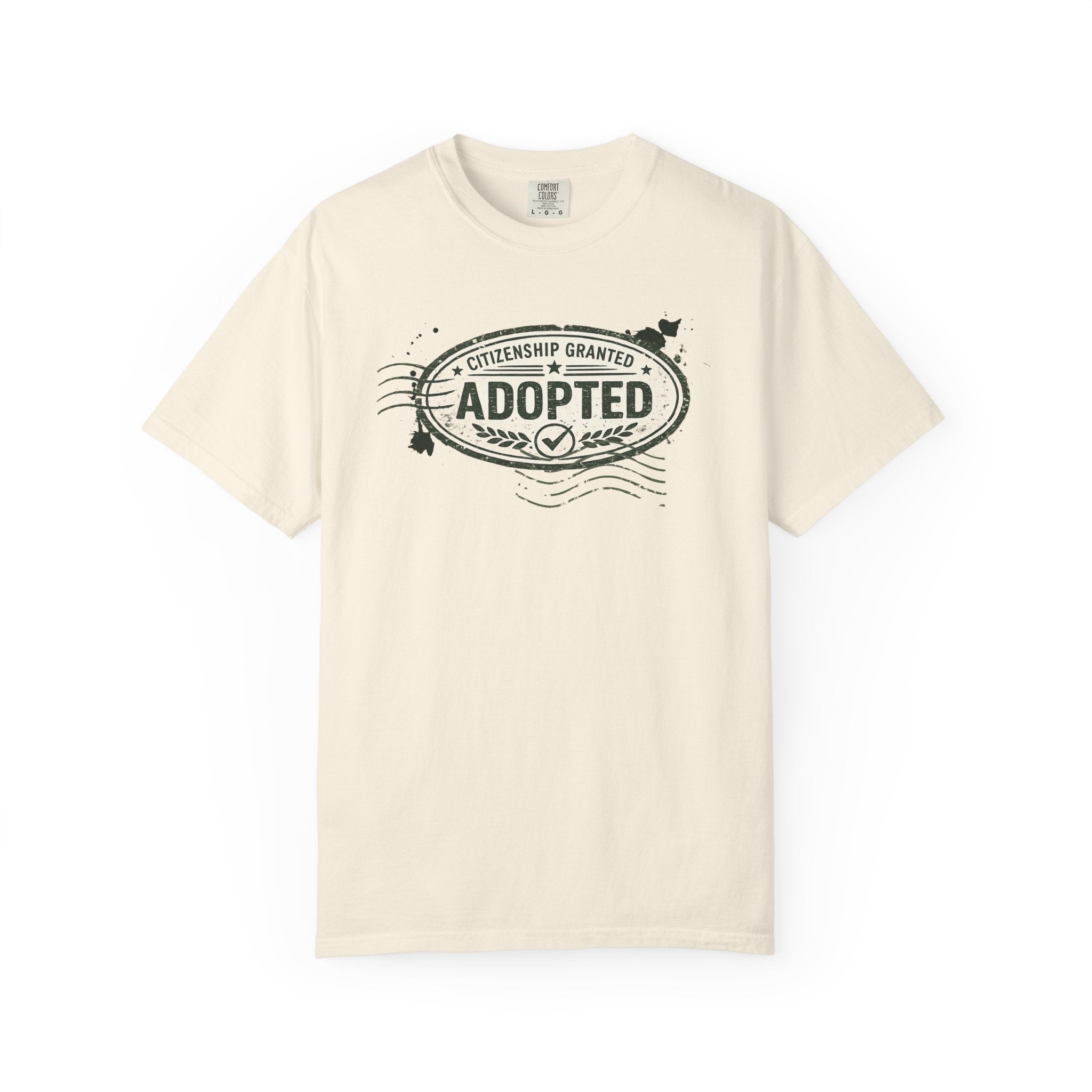 Adopted Tee — Child of God Kingdom of Heaven Passport Comfort Colors T-Shirt