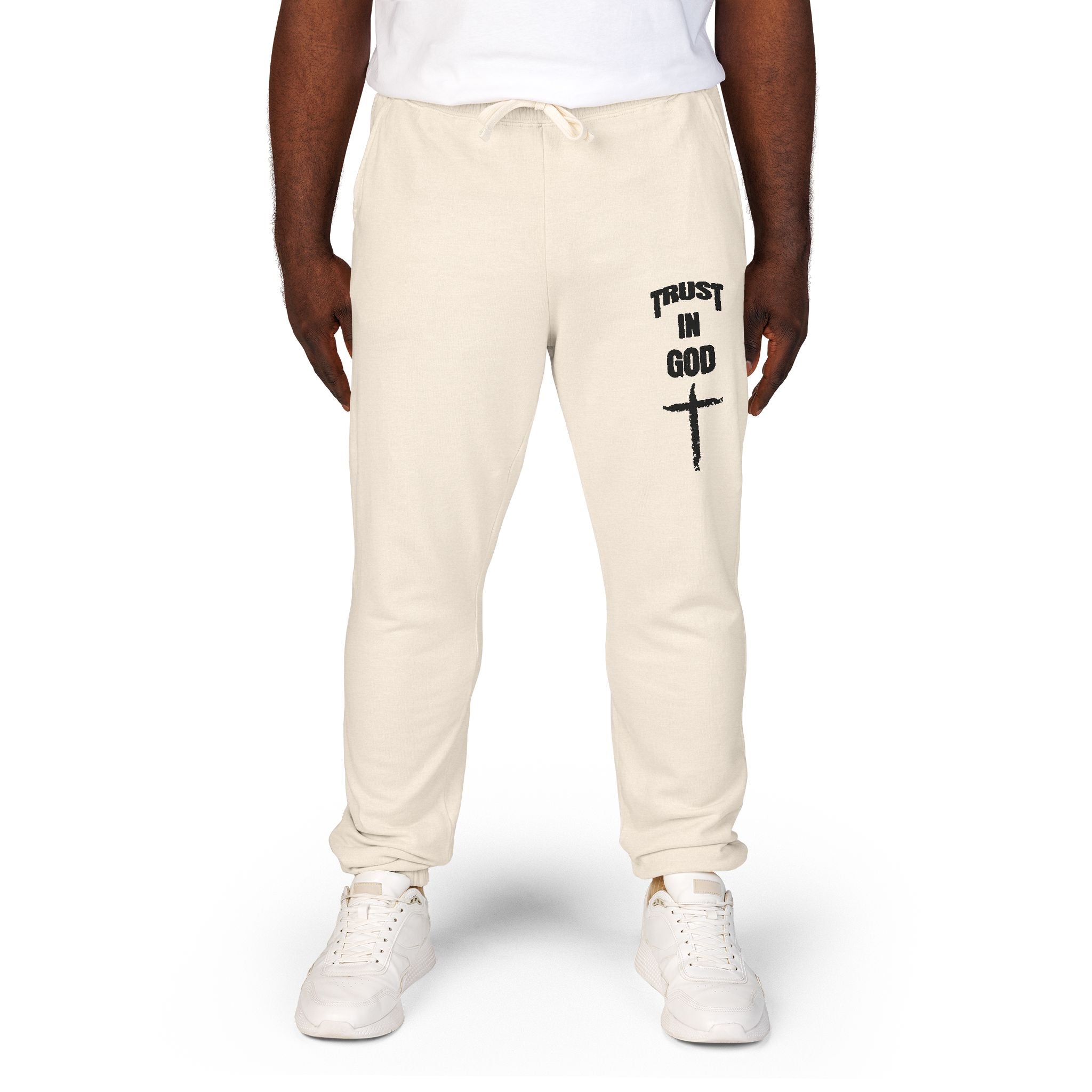 Trust in God Sweatpants — Faith-Based Fleece Joggers