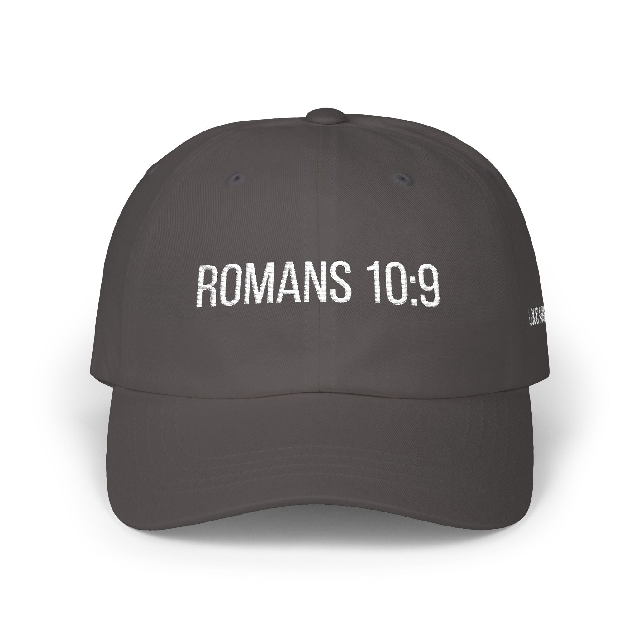 Romans 10:9 Embroidered Dad Hat
