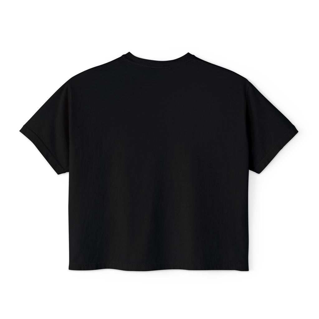 YAHWEH Hebrew Boxy Crop Tee — Women's Christian Shirt | Name of God Comfort Colors