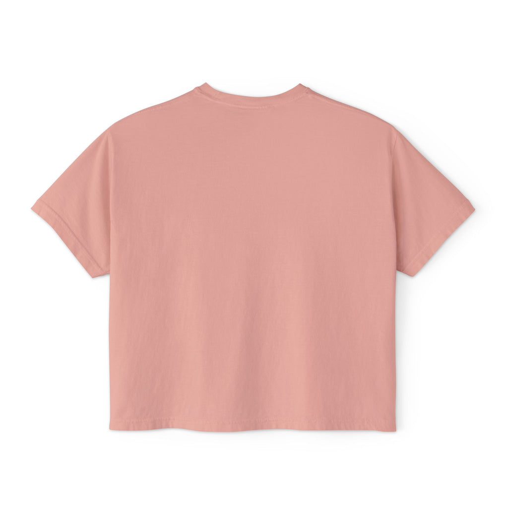 YAHWEH Hebrew Boxy Crop Tee — Women's Christian Shirt | Name of God Comfort Colors