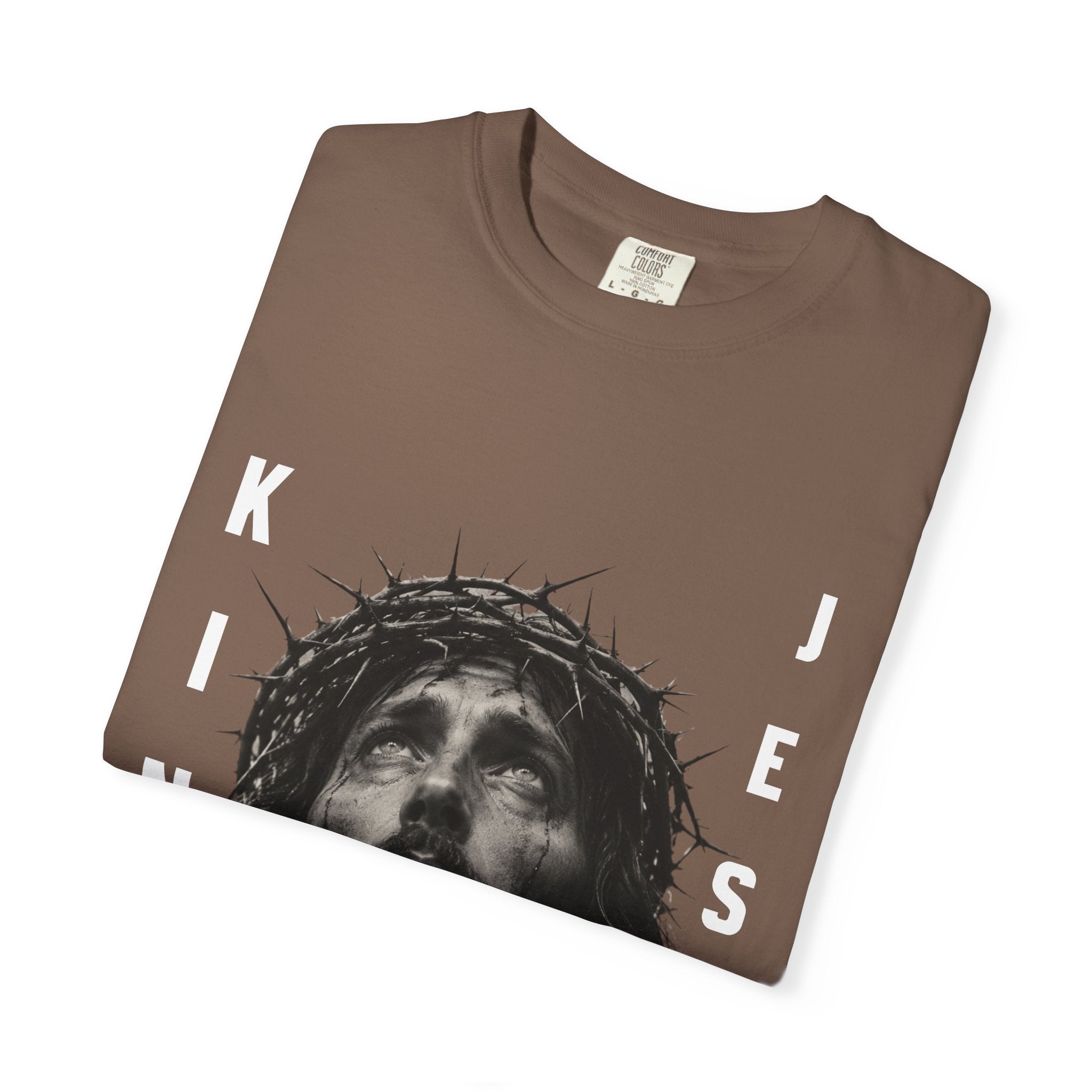 Jesus King T-Shirt — Crown of Thorns Christian Faith Graphic Tee