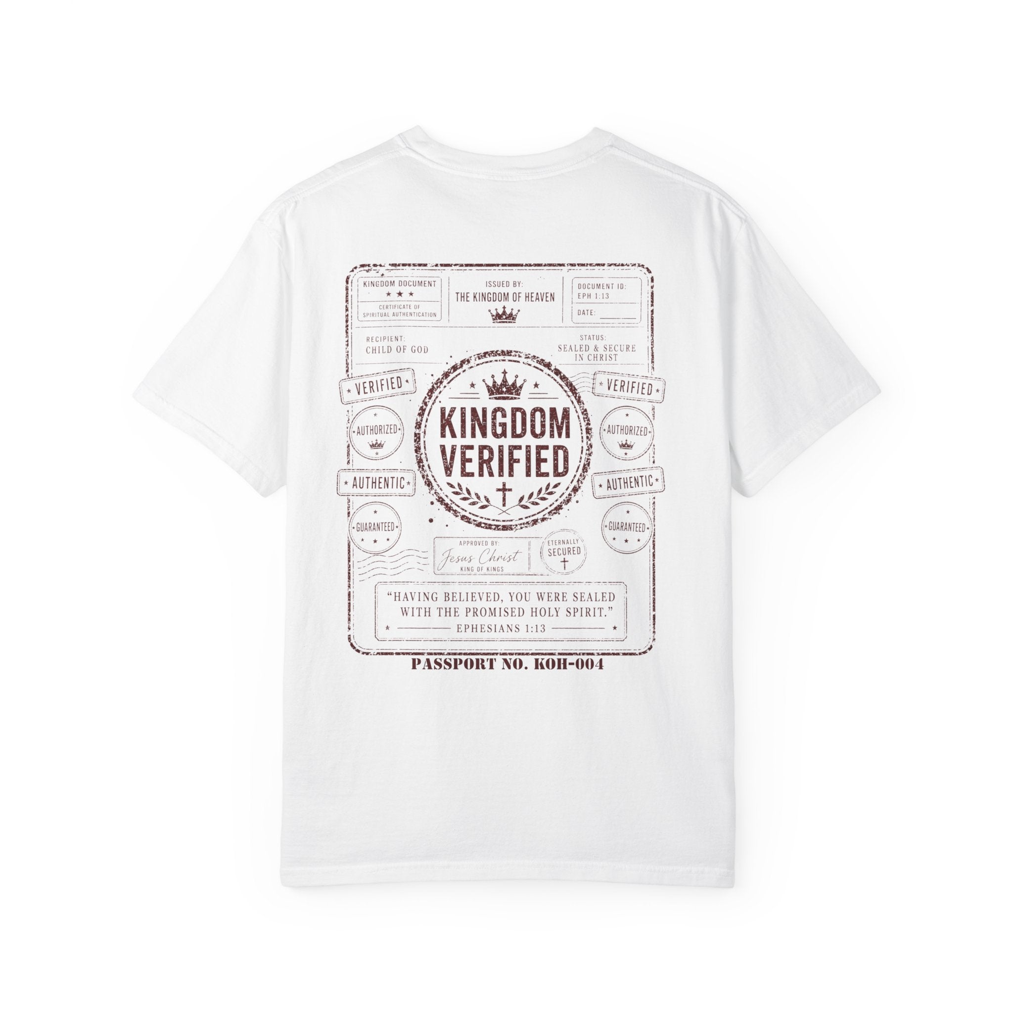 Sealed Tee — Sealed by the Holy Spirit Ephesians 1:13 Comfort Colors T-Shirt