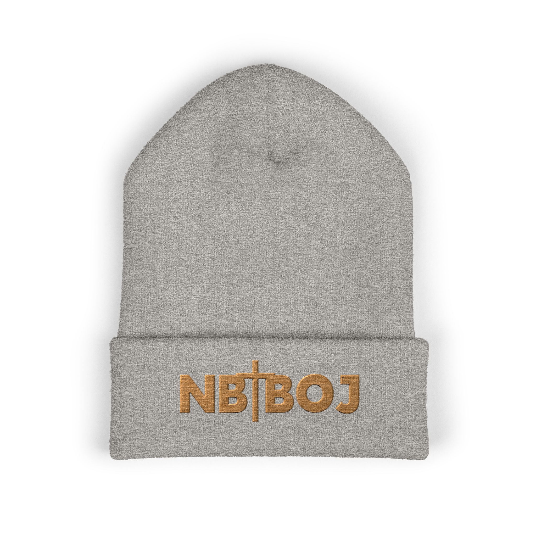 NBTBOJ Beanie — Nothing But the Blood of Jesus Embroidered Cuffed Beanie | Loud About God