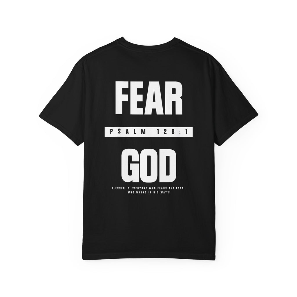 Fear God Tee — Psalm 128:1 Front and Back Comfort Colors T-Shirt