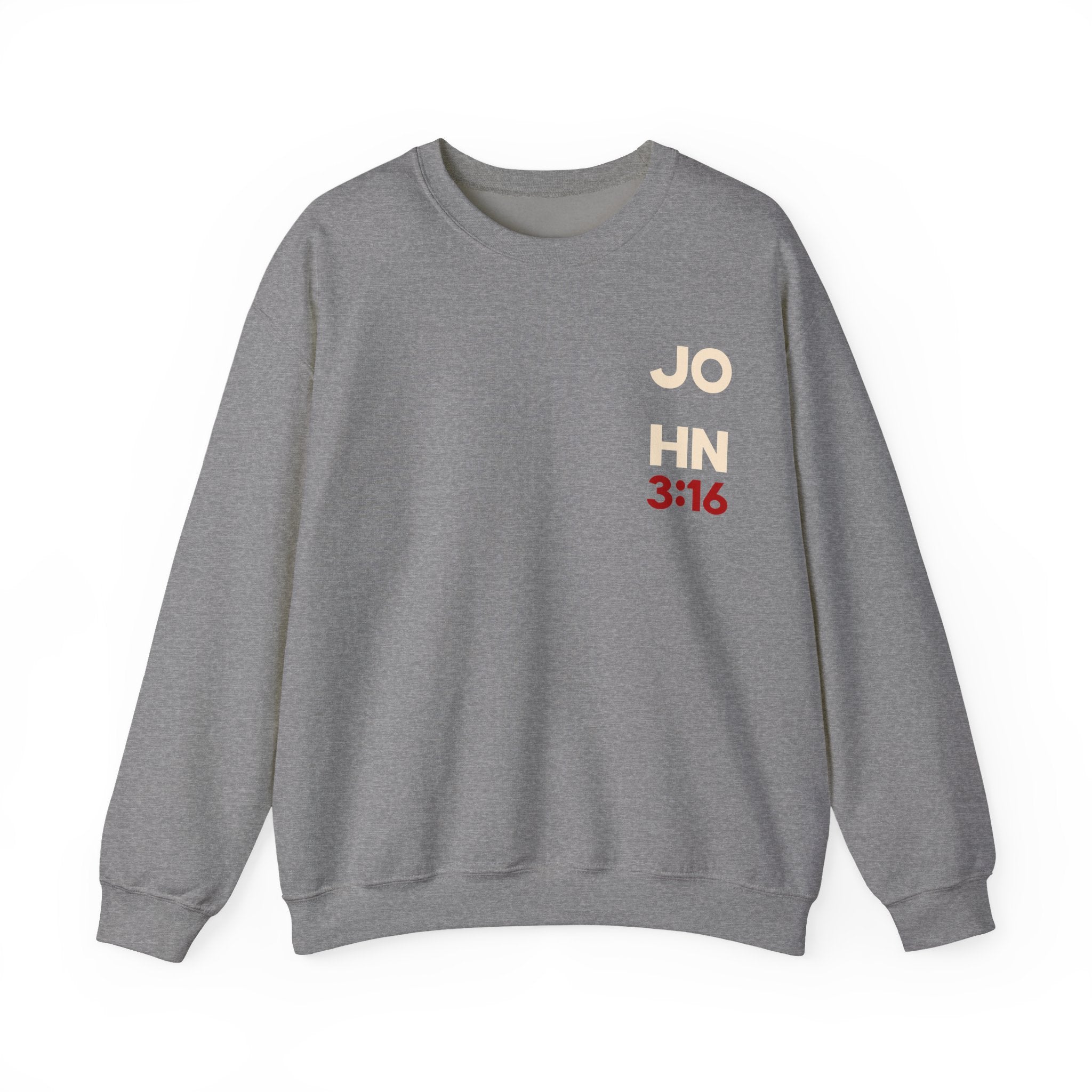 John 3:16 'For God So Loved the World' Sweatshirt — Christian Crewneck