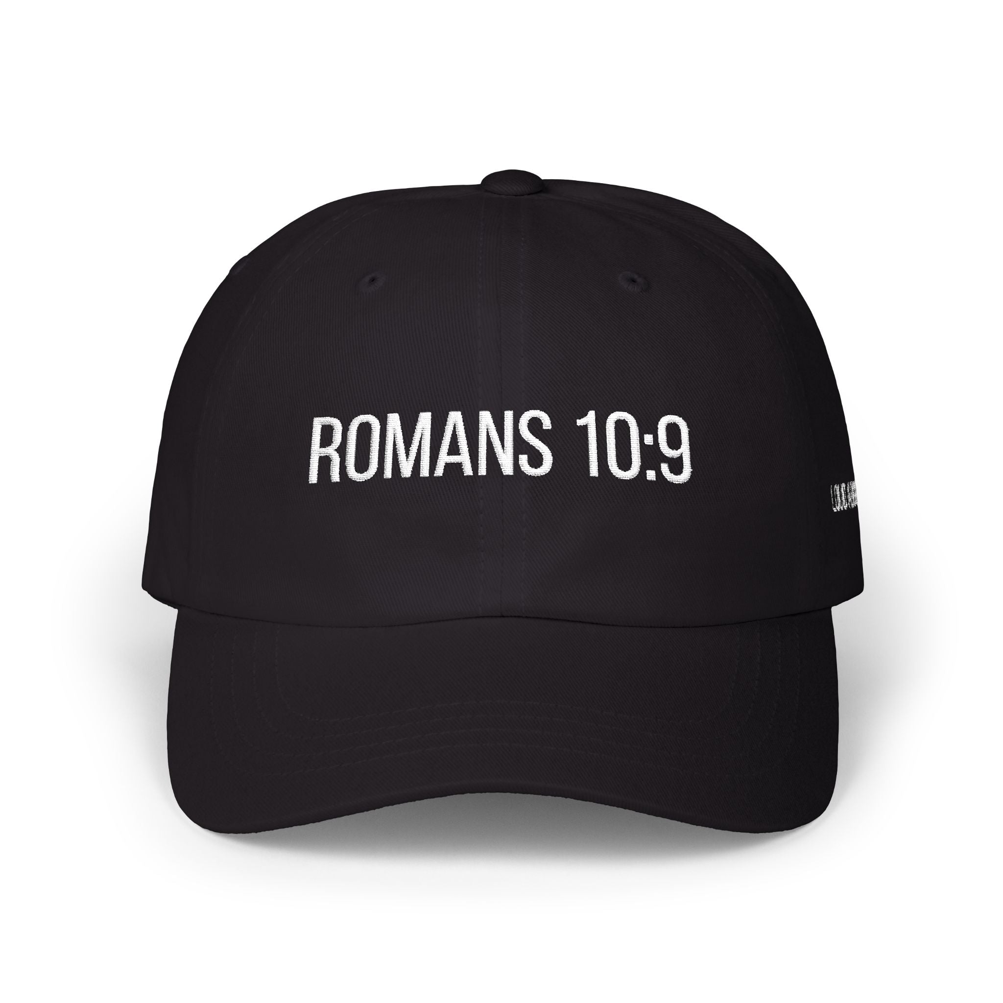 Romans 10:9 Embroidered Dad Hat