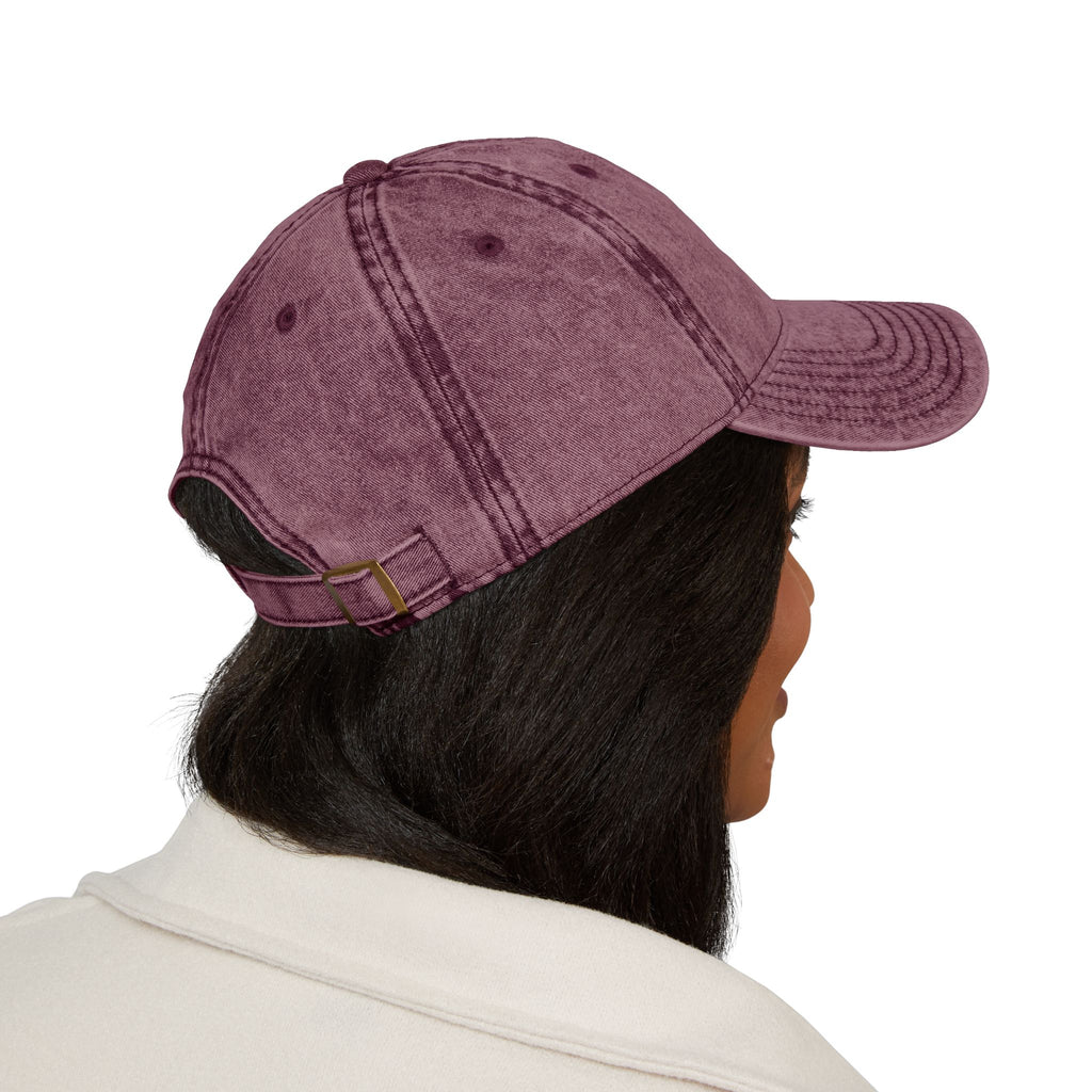 Vintage Cross Dad Hat — Women's Christian Embroidered Cap | Washed Faith Hat