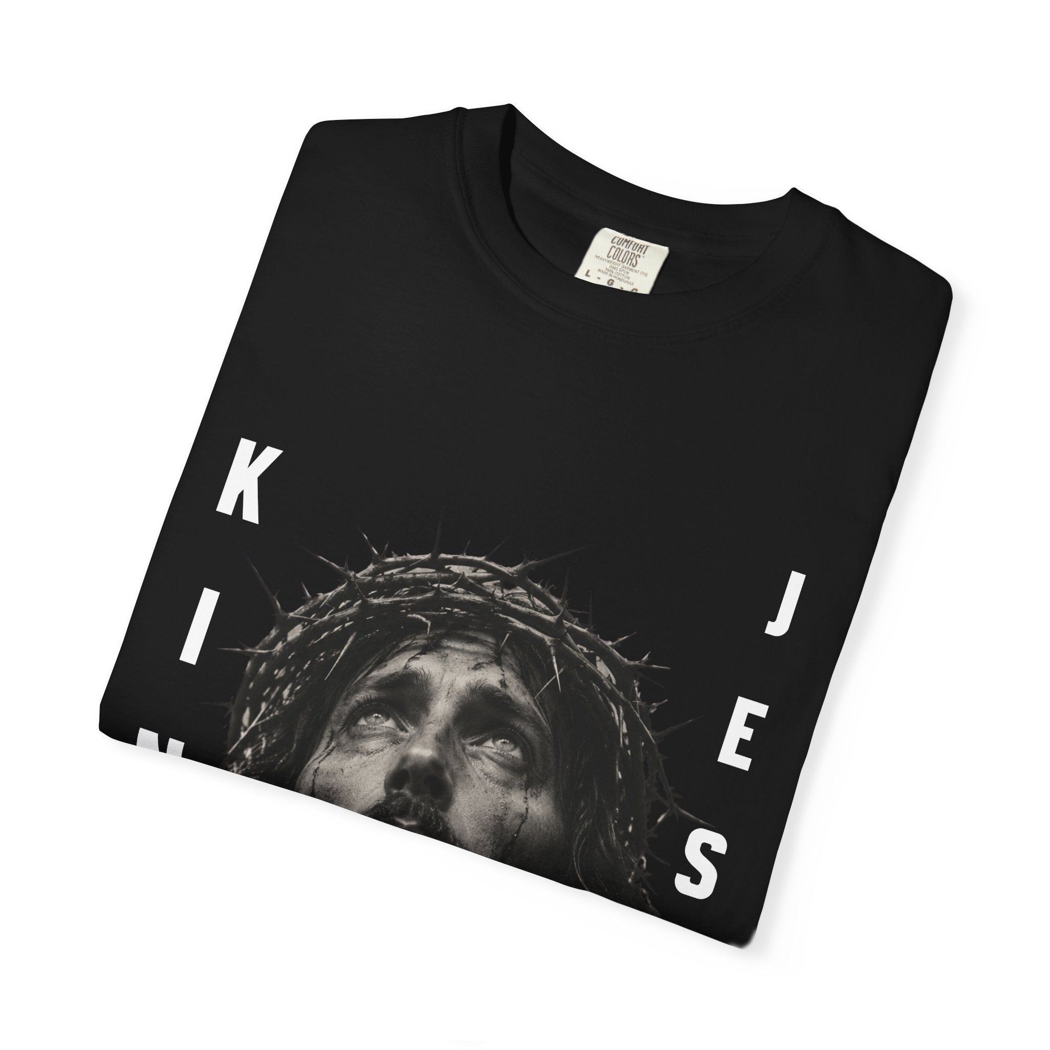 Jesus King T-Shirt — Crown of Thorns Christian Faith Graphic Tee