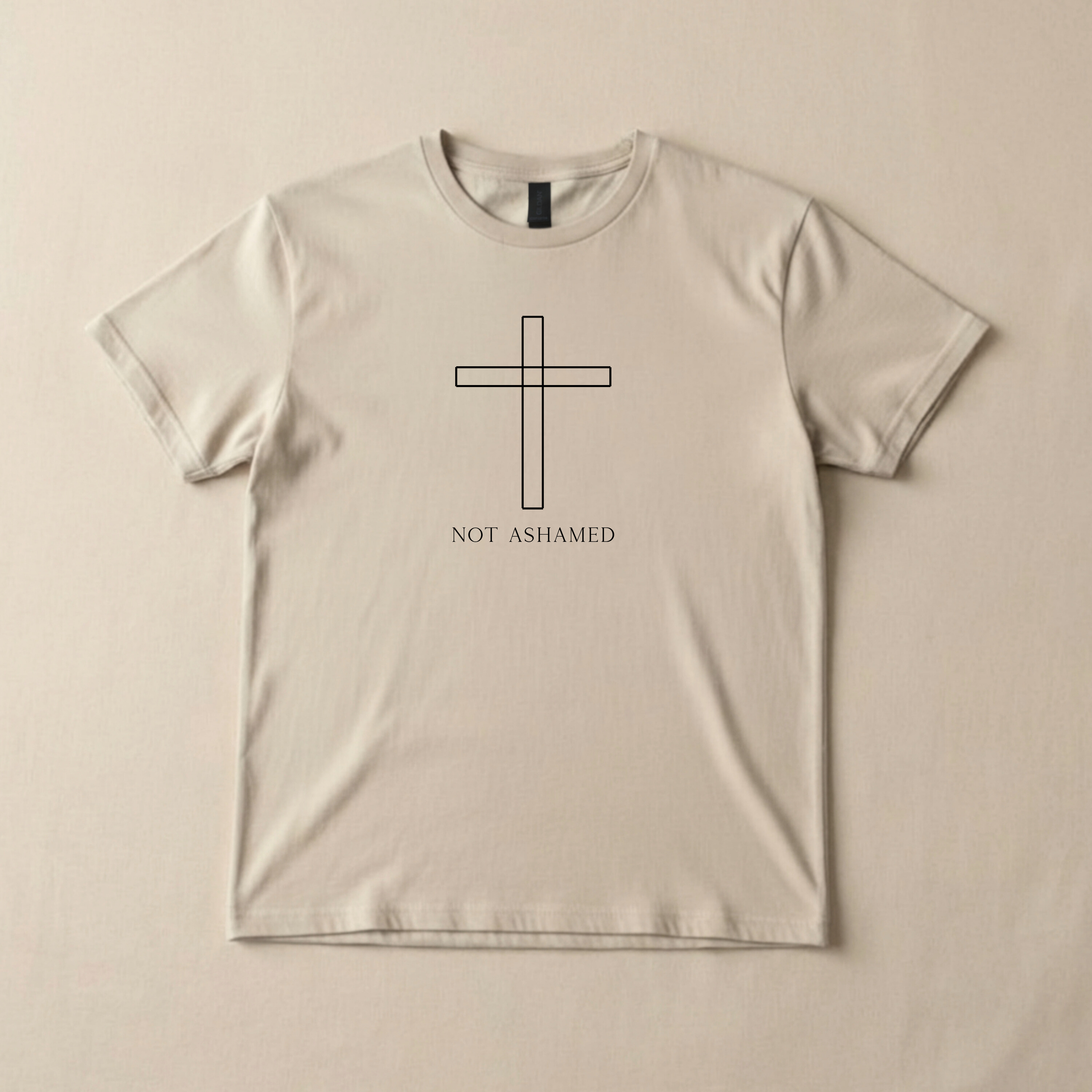 Not Ashamed Christian Cross T-Shirt | Loud About God