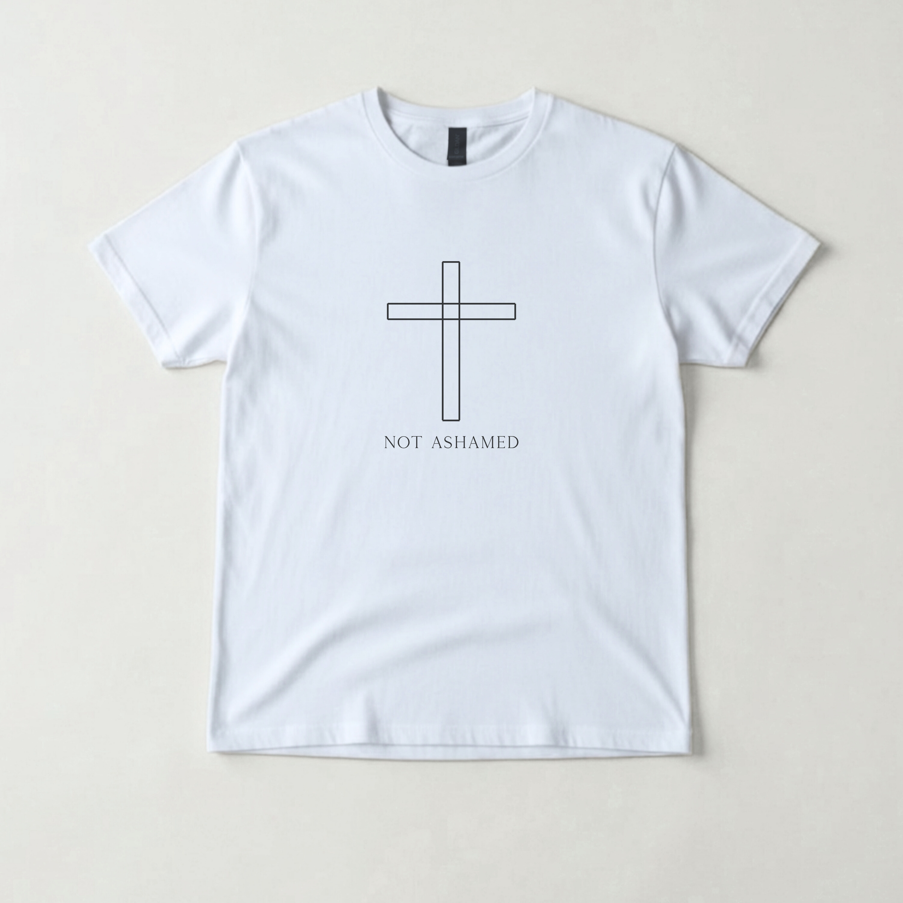 Not Ashamed Christian Cross T-Shirt | Loud About God