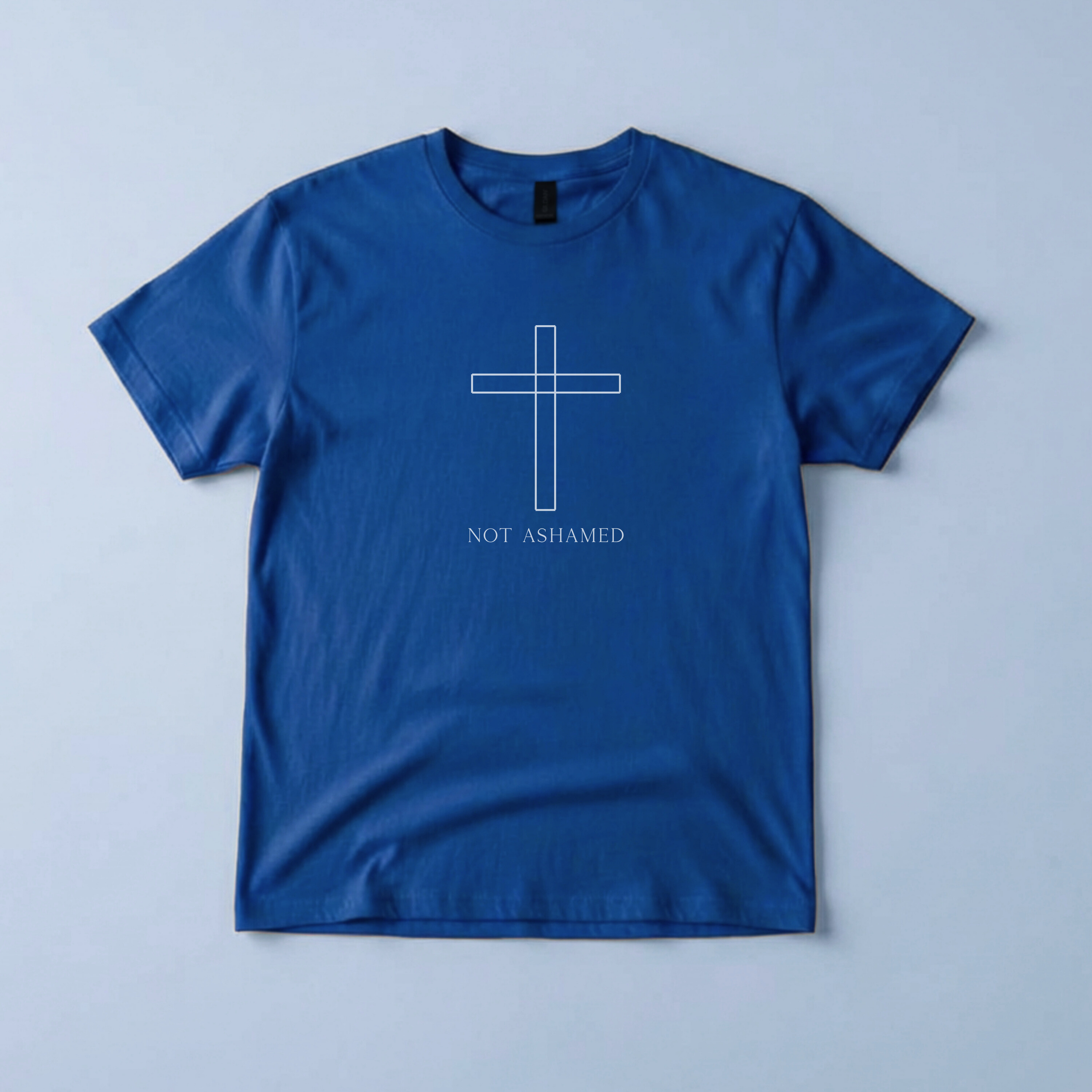 Not Ashamed Christian Cross T-Shirt | Loud About God