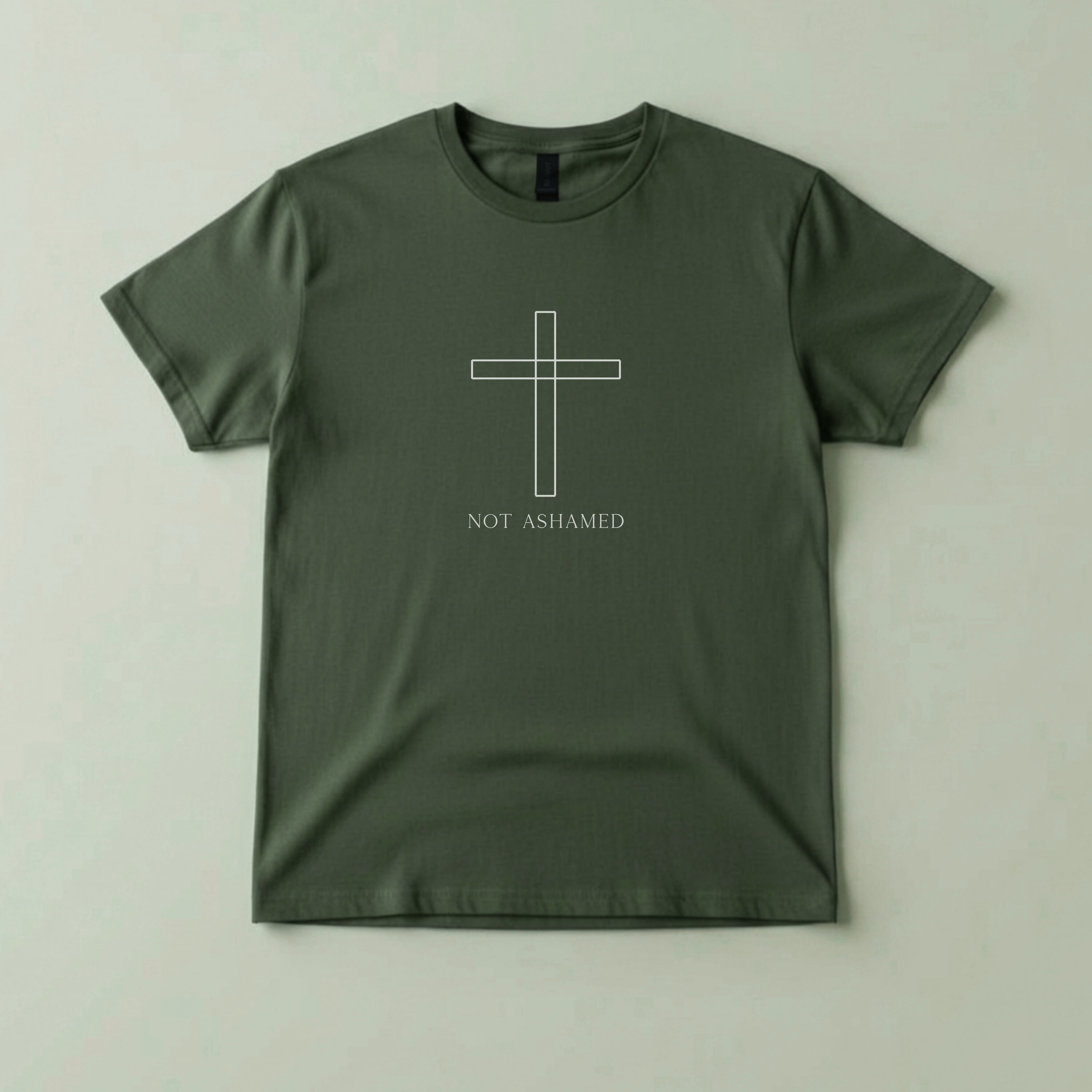 Not Ashamed Christian Cross T-Shirt | Loud About God