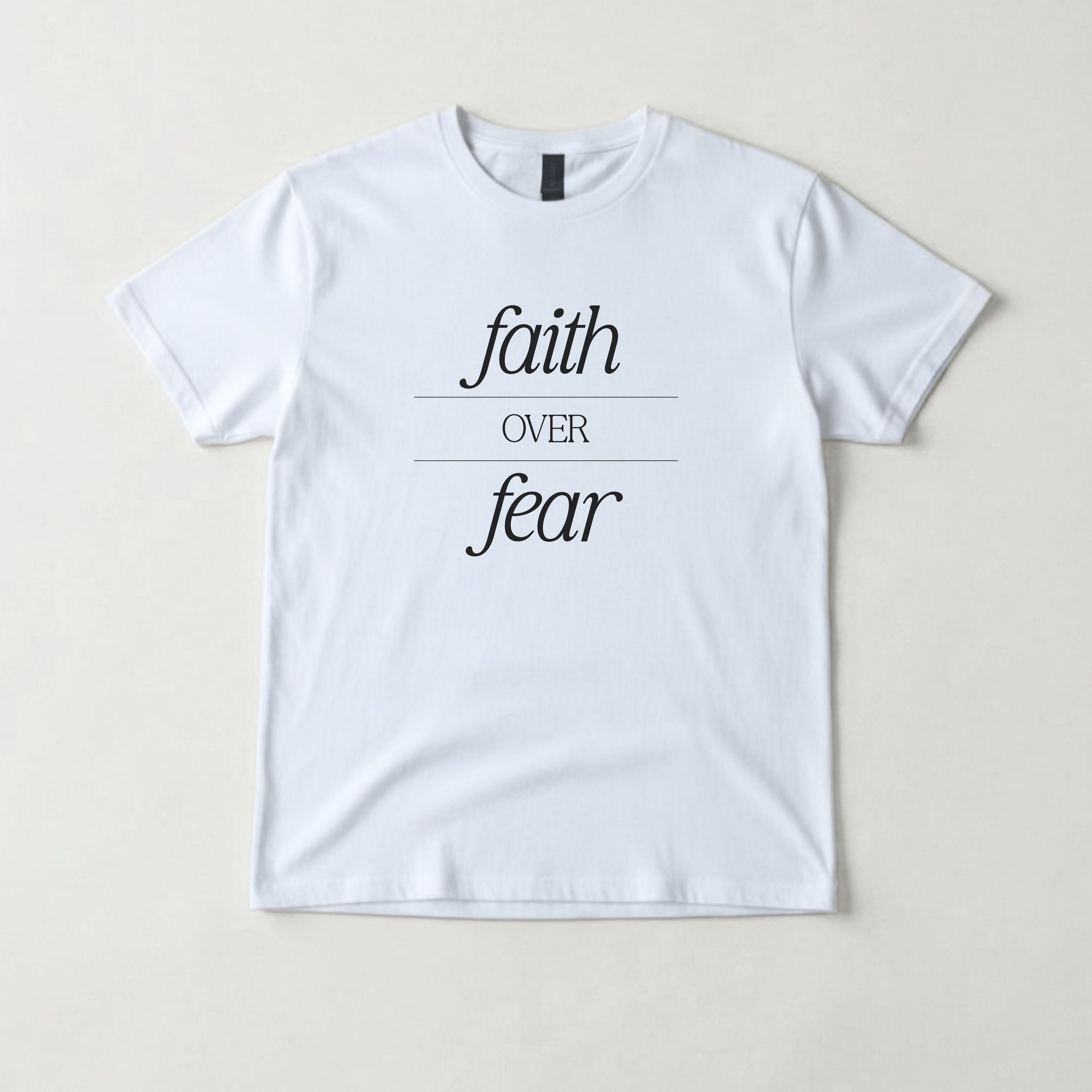 Faith Over Fear Christian T-Shirt | Loud About God
