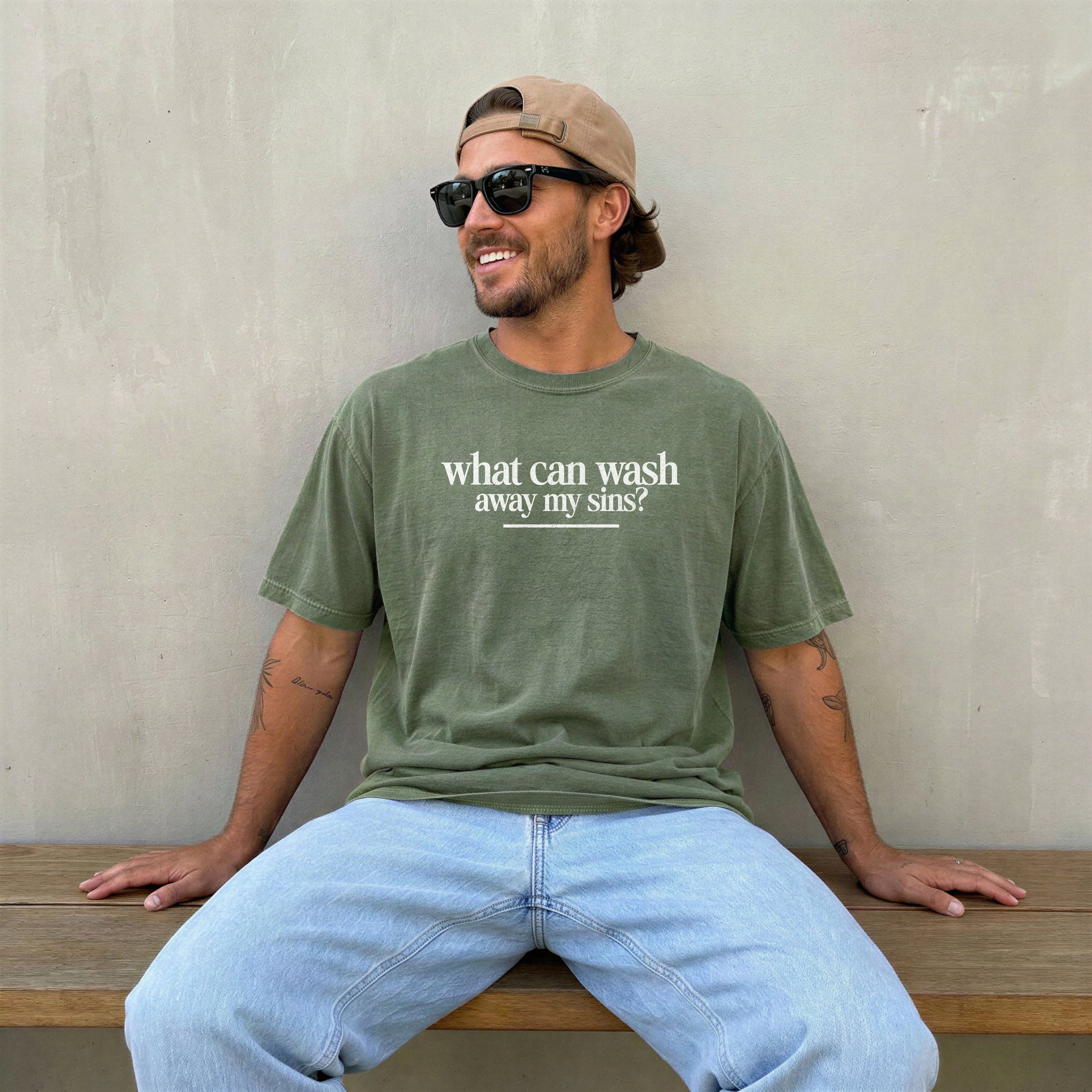 Nothing But the Blood of Jesus T-Shirt — Comfort Colors 1717