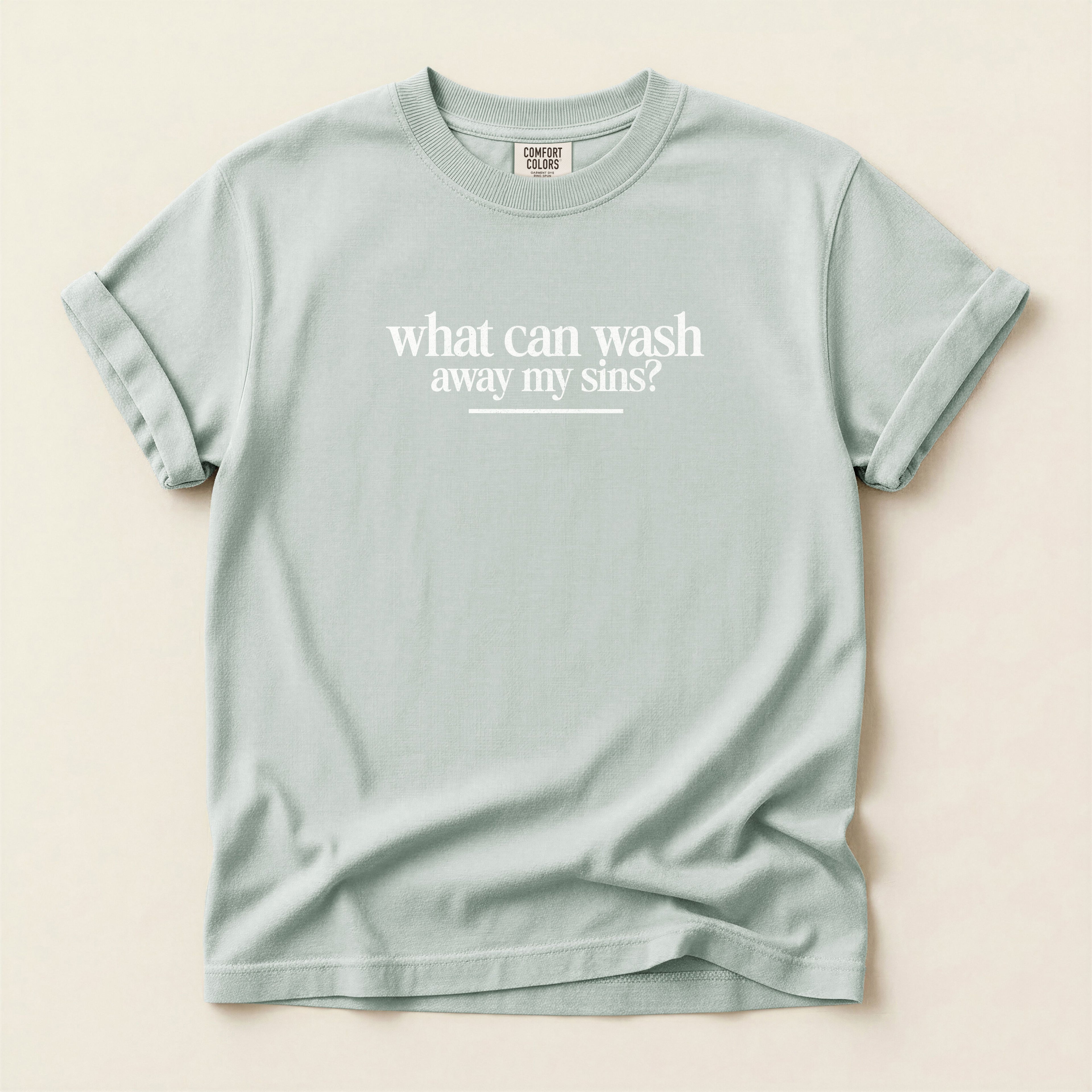 Nothing But the Blood of Jesus T-Shirt — Comfort Colors 1717