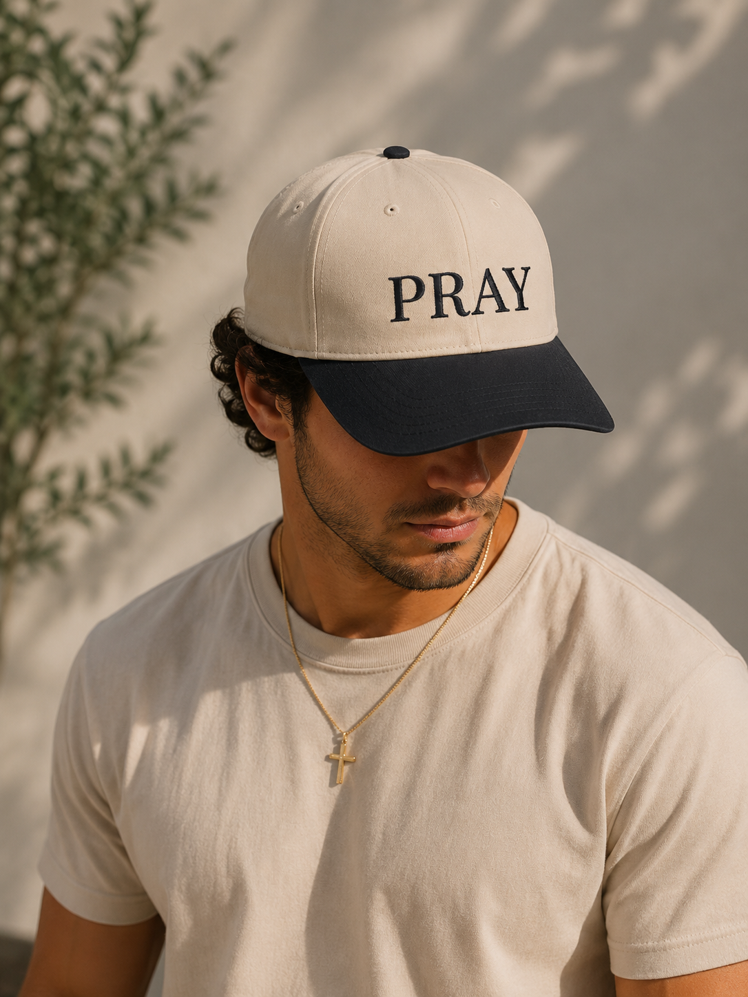 PRAY Embroidered Hat — Christian Mid Profile Baseball Cap | Loud About God