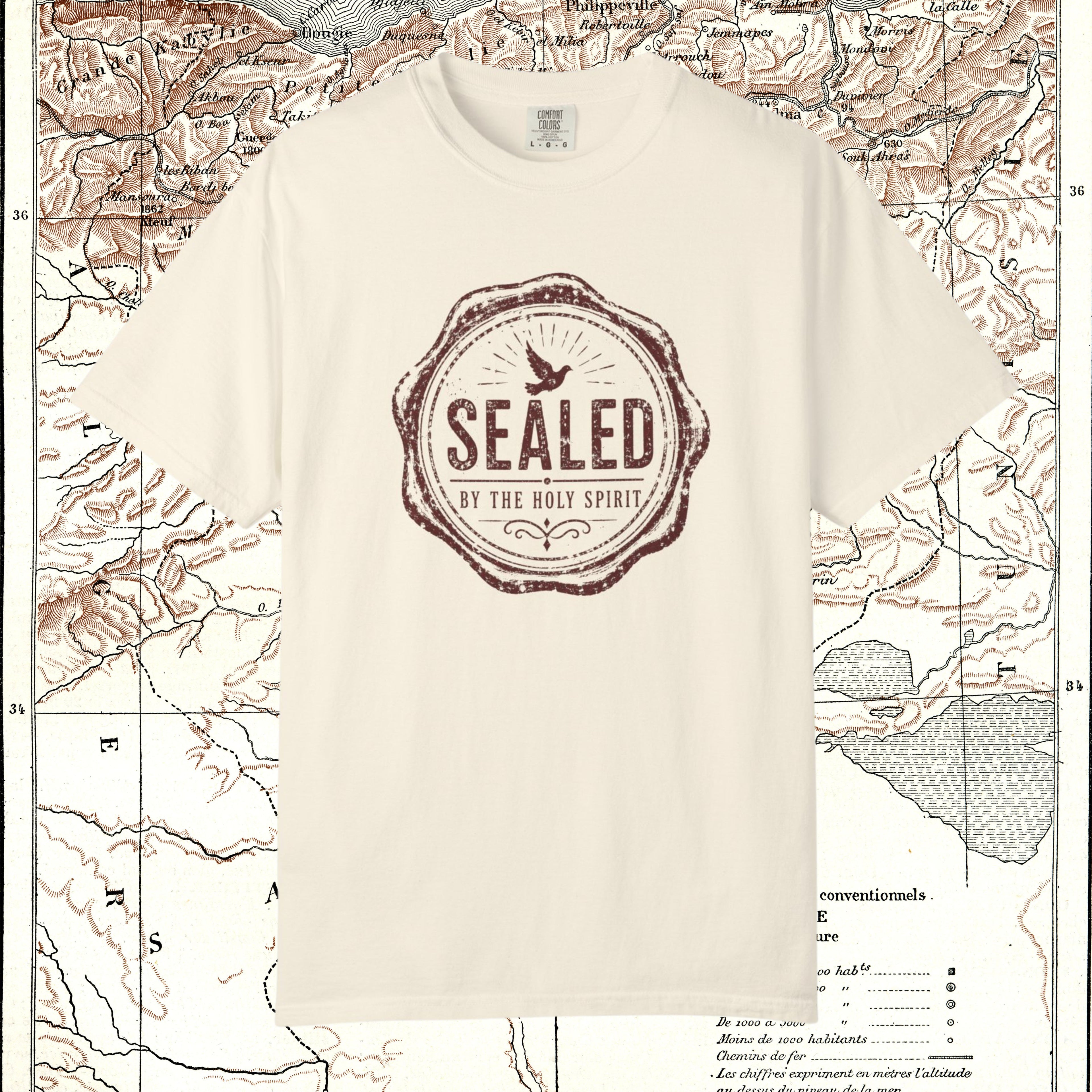 Sealed Tee — Sealed by the Holy Spirit Ephesians 1:13 Comfort Colors T-Shirt