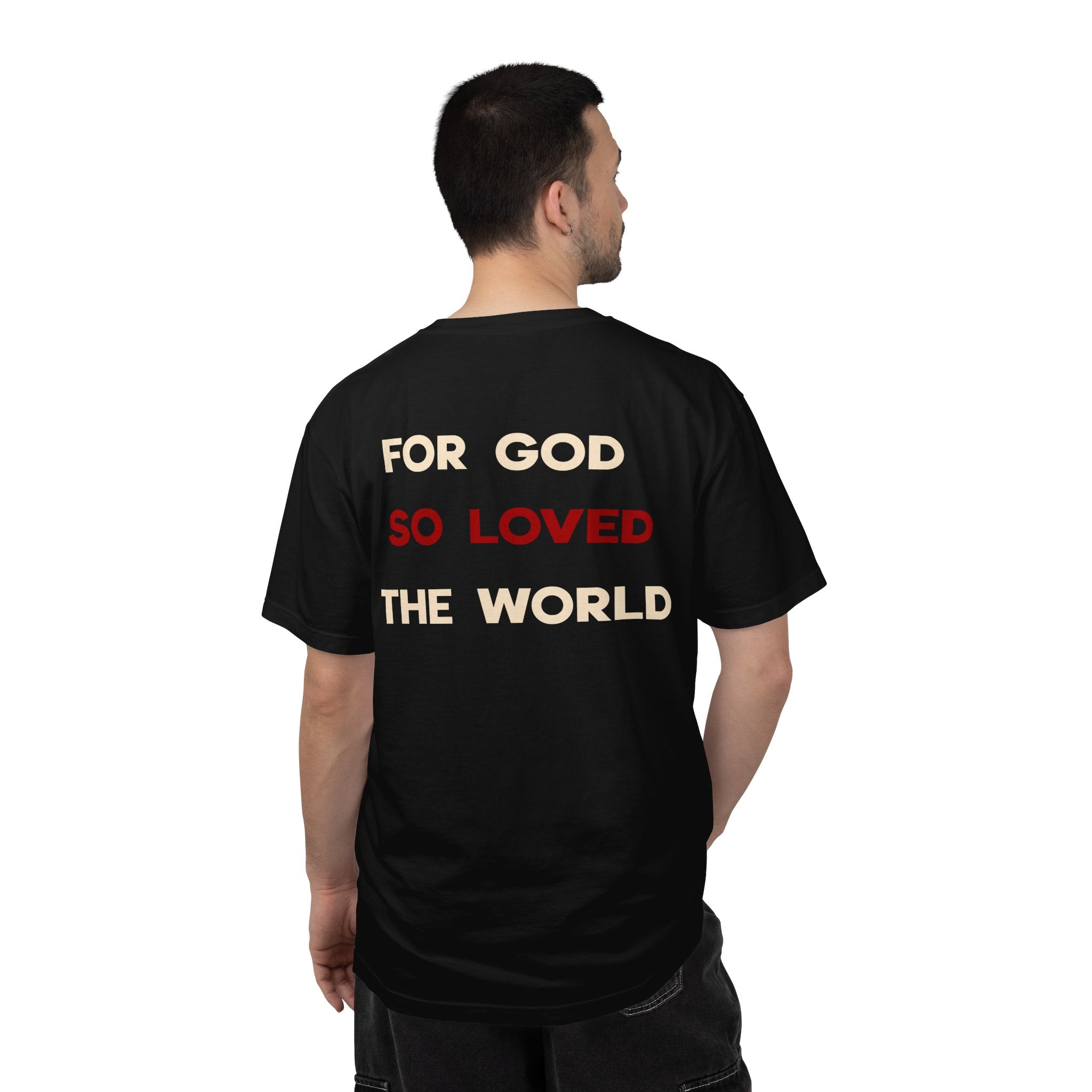John 3:16 T‑Shirt — "For God So Loved the World" Christian Tee