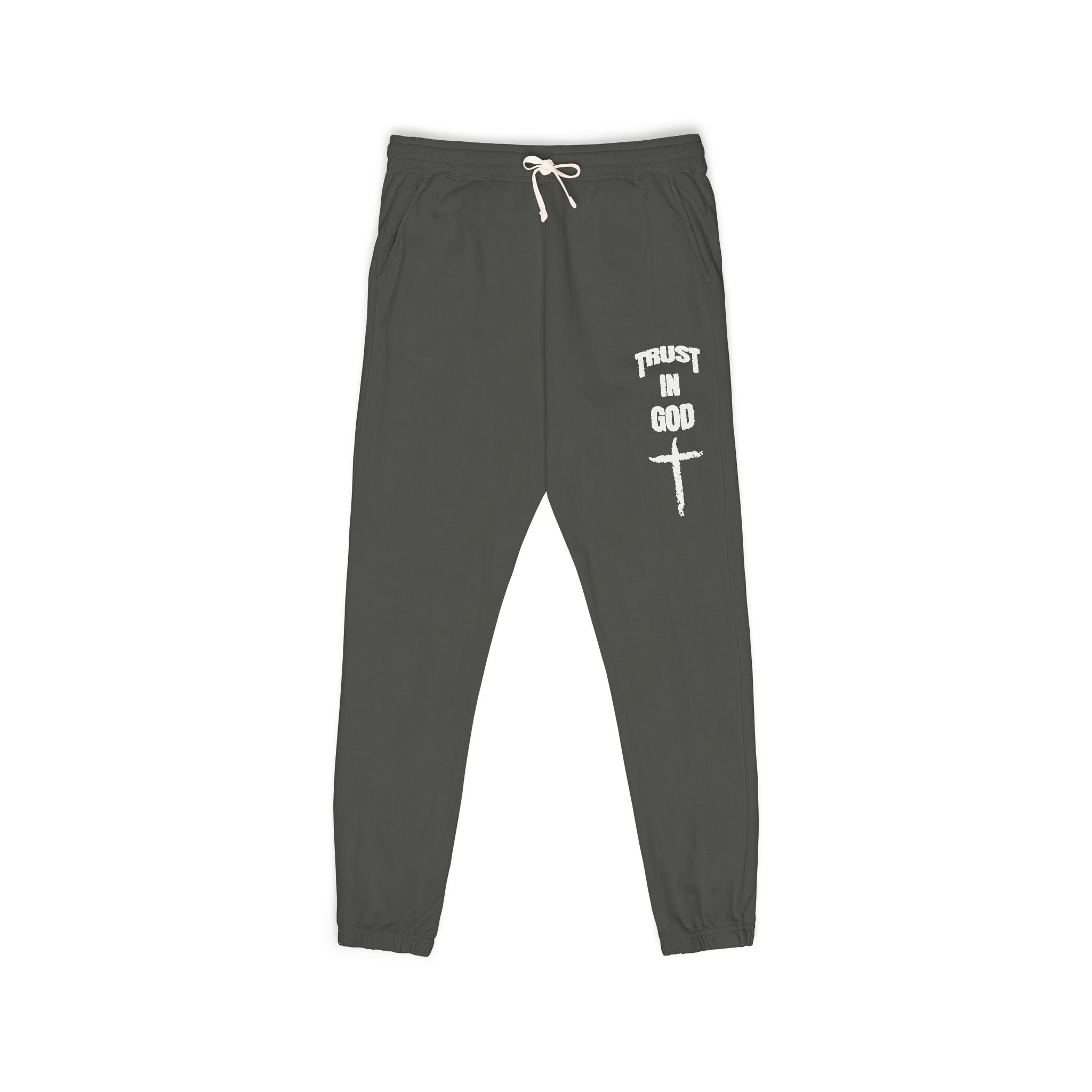 Trust in God Sweatpants — Faith-Based Fleece Joggers