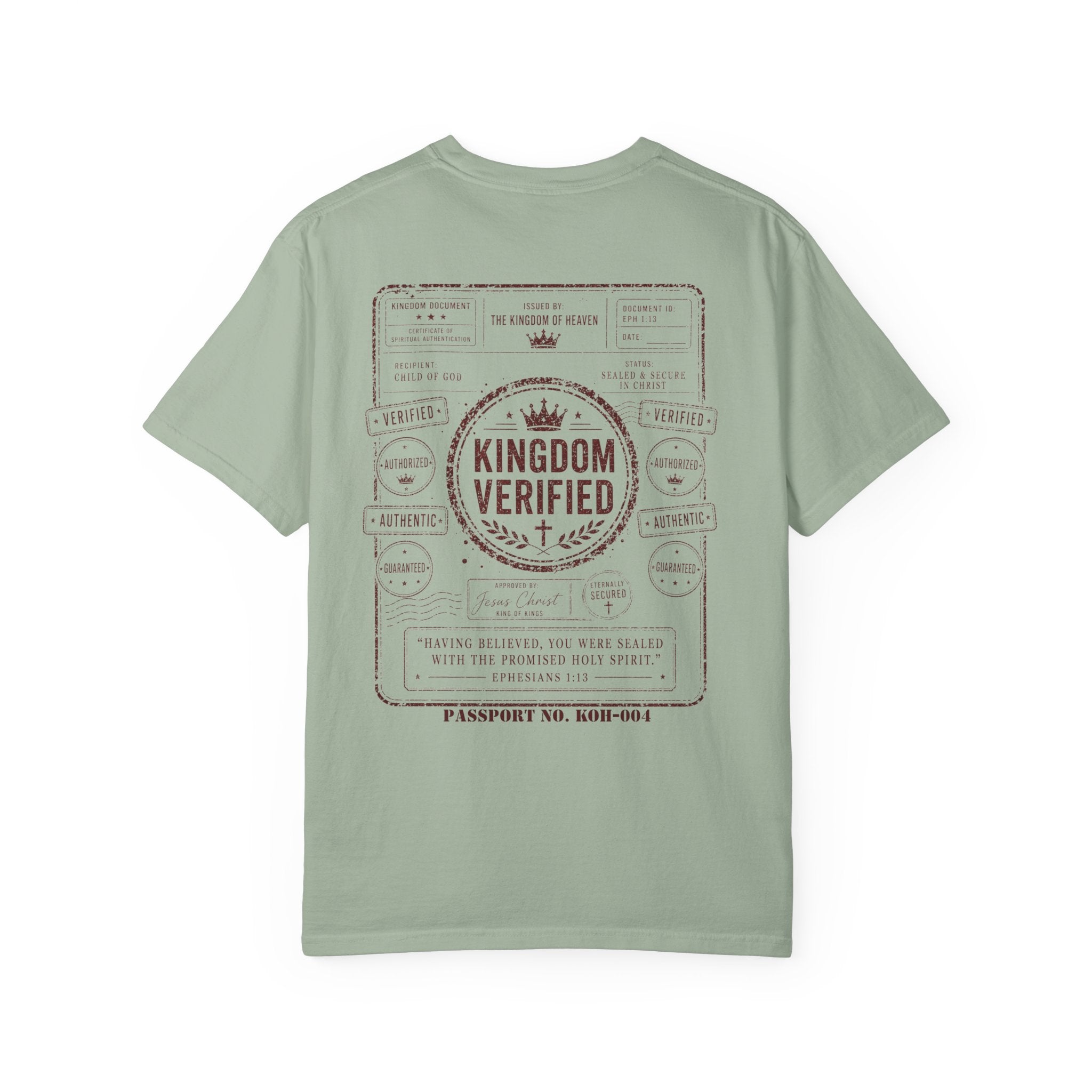Sealed Tee — Sealed by the Holy Spirit Ephesians 1:13 Comfort Colors T-Shirt