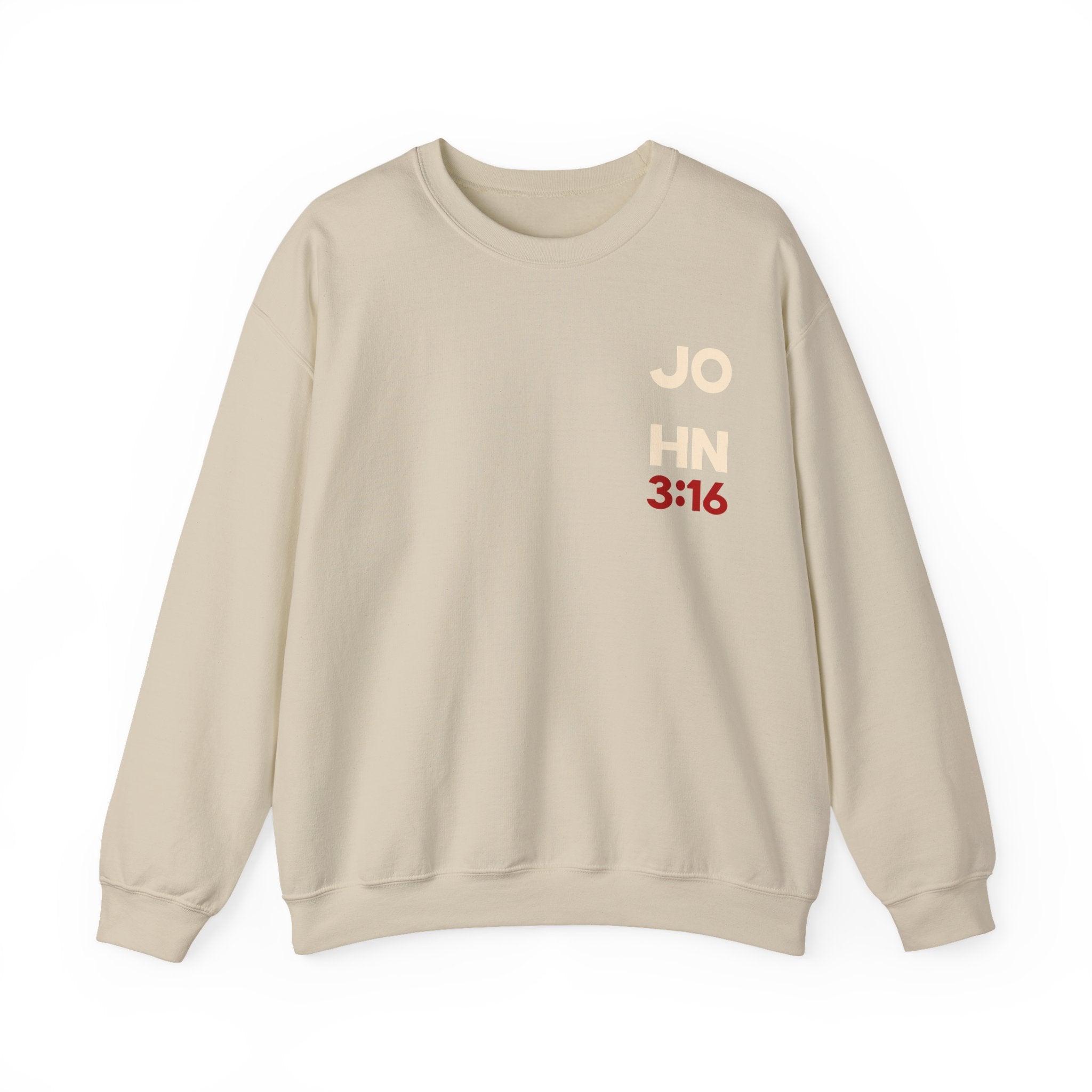 John 3:16 'For God So Loved the World' Sweatshirt — Christian Crewneck