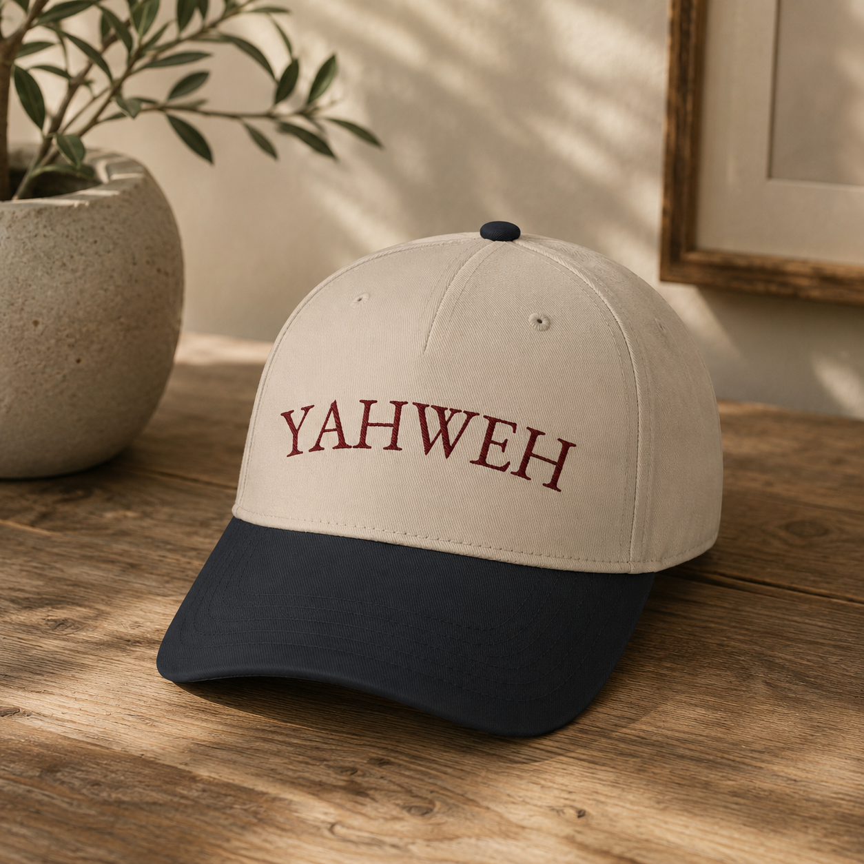 YAHWEH Hat — Embroidered Christian Baseball Cap | The Name Above All Names