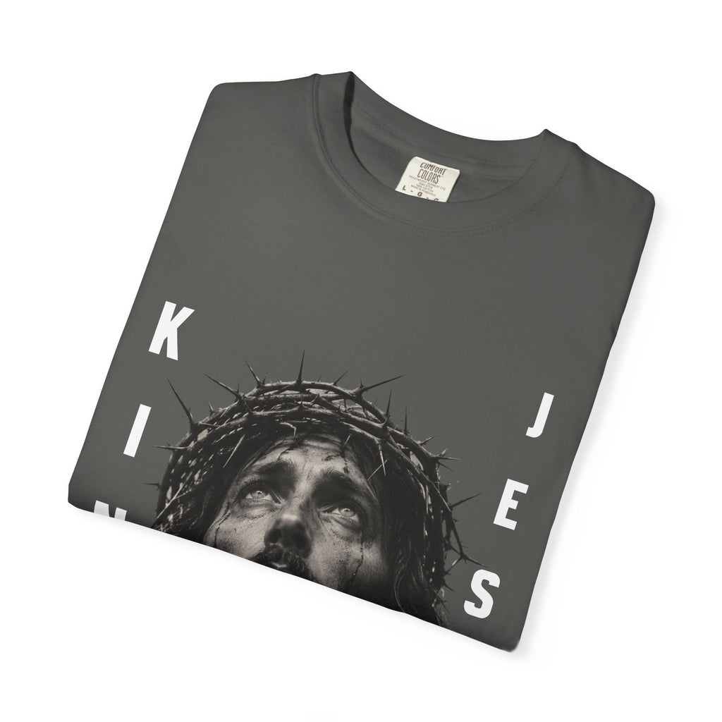 Jesus King T-Shirt — Crown of Thorns Christian Faith Graphic Tee