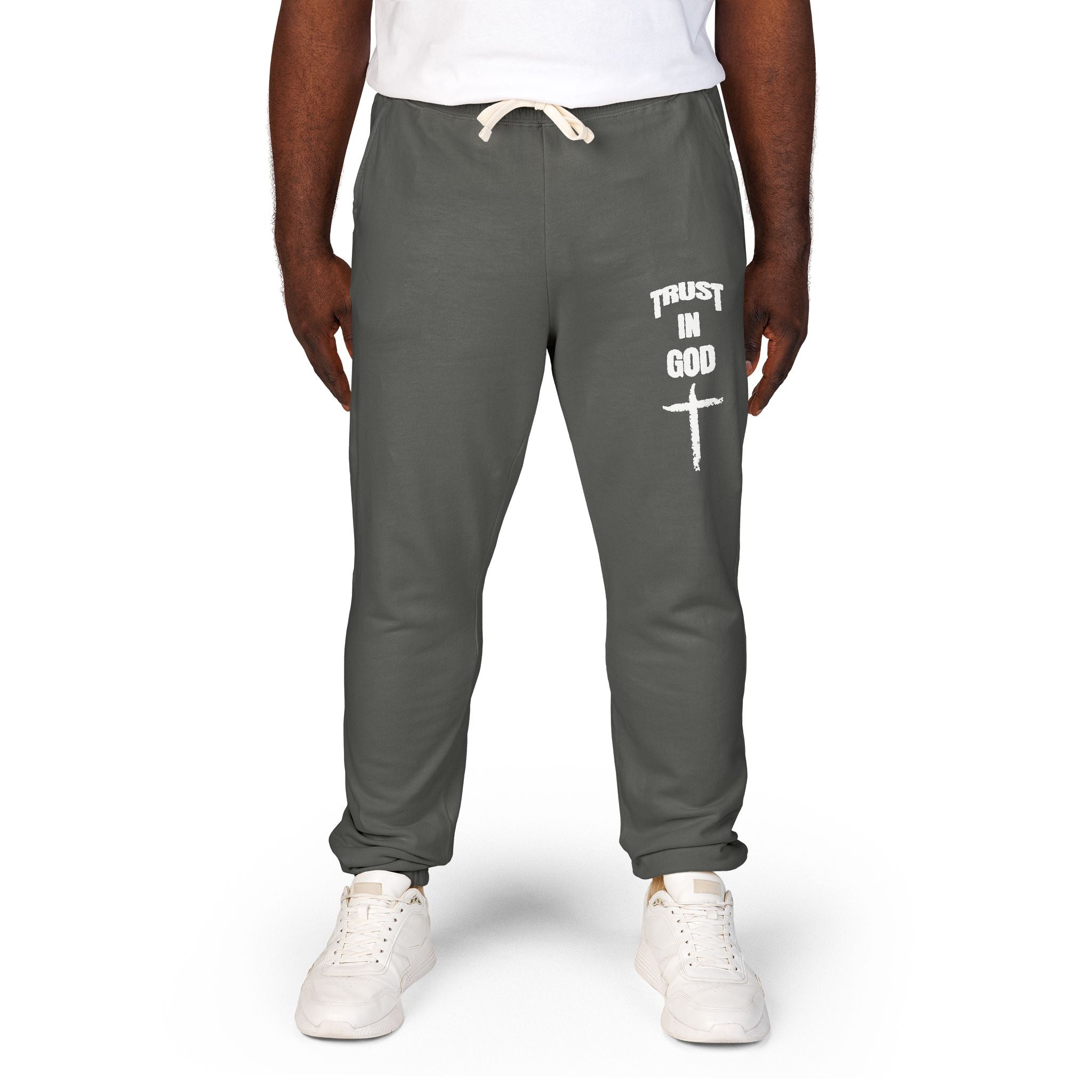 Trust in God Sweatpants — Faith-Based Fleece Joggers