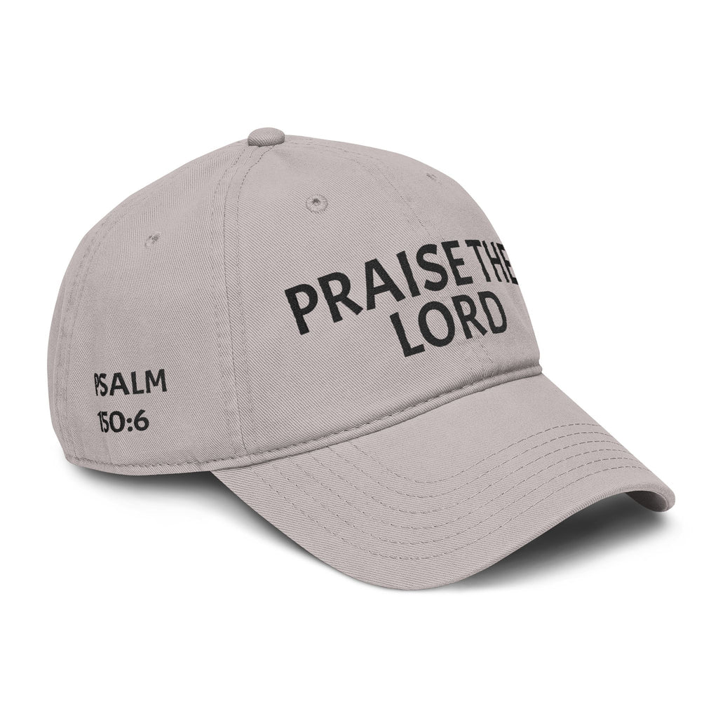 Praise the Lord Hat — Psalm 150:6 Embroidered Two-Tone Dad Cap