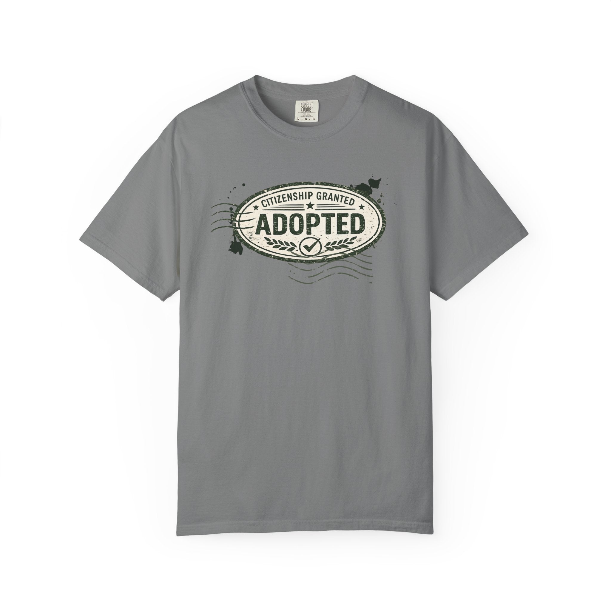 Adopted Tee — Child of God Kingdom of Heaven Passport Comfort Colors T-Shirt