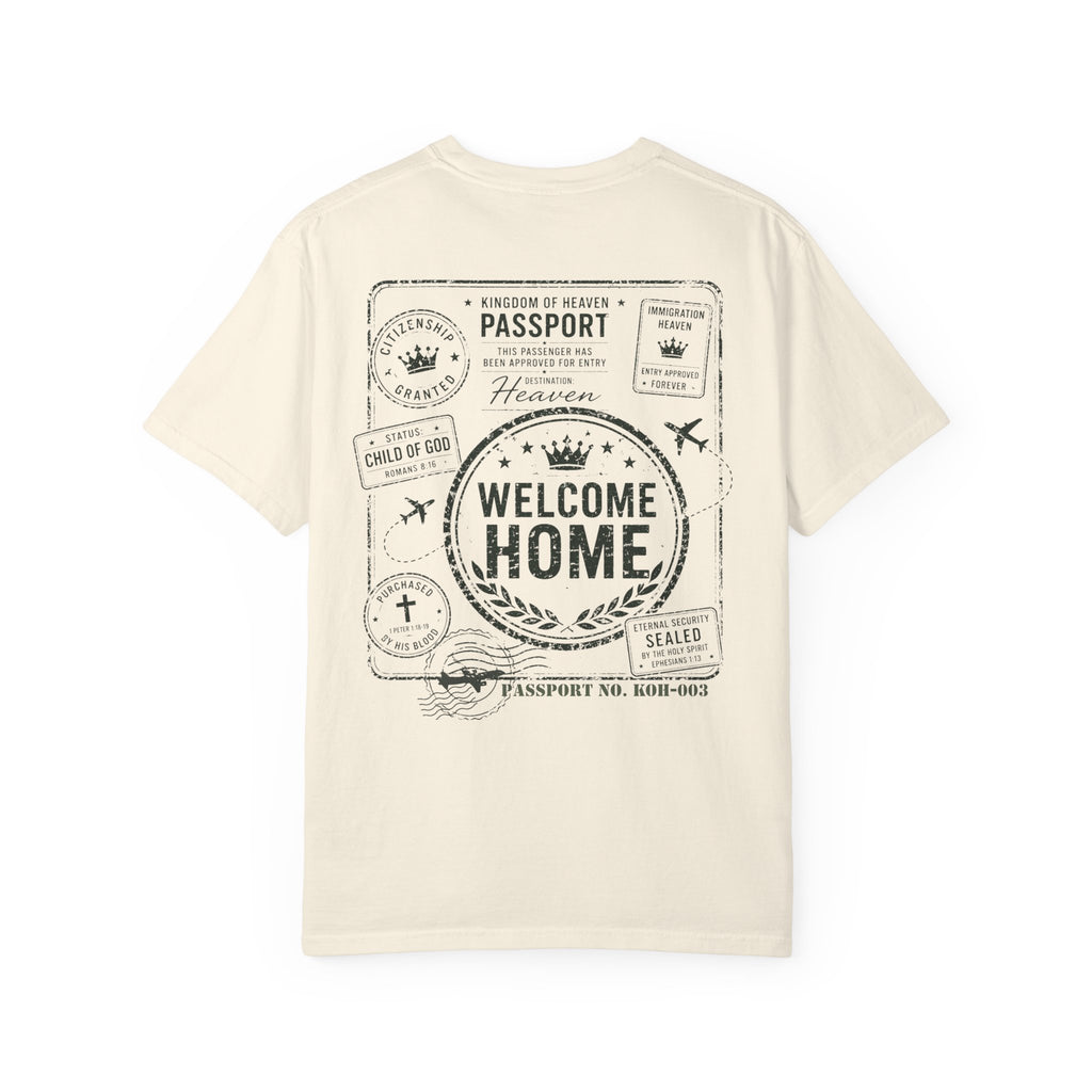 Adopted Tee — Child of God Kingdom of Heaven Passport Comfort Colors T-Shirt