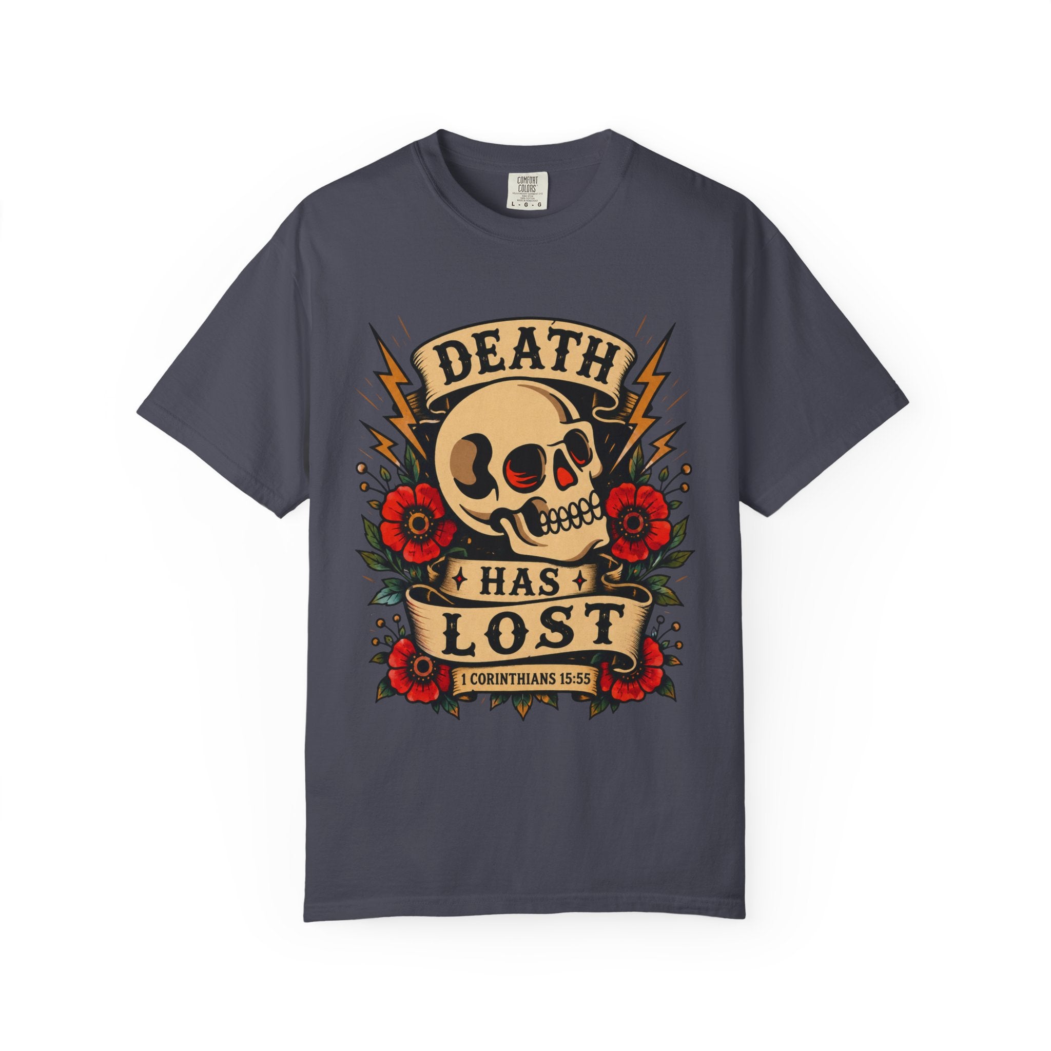 Death Has Lost Tee — Christian Tattoo Shirt