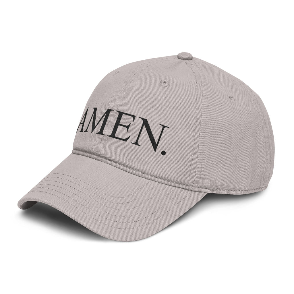 AMEN. Hat — Garment Washed Vintage Christian Baseball Cap | Embroidered Faith Hat