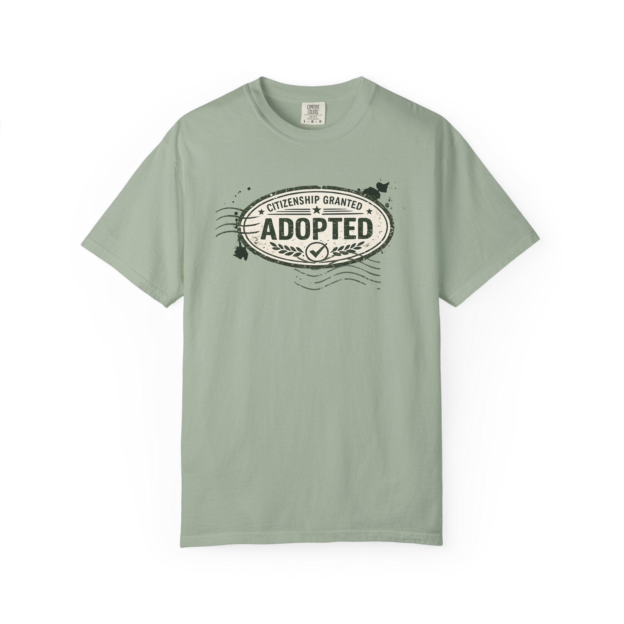 Adopted Tee — Child of God Kingdom of Heaven Passport Comfort Colors T-Shirt