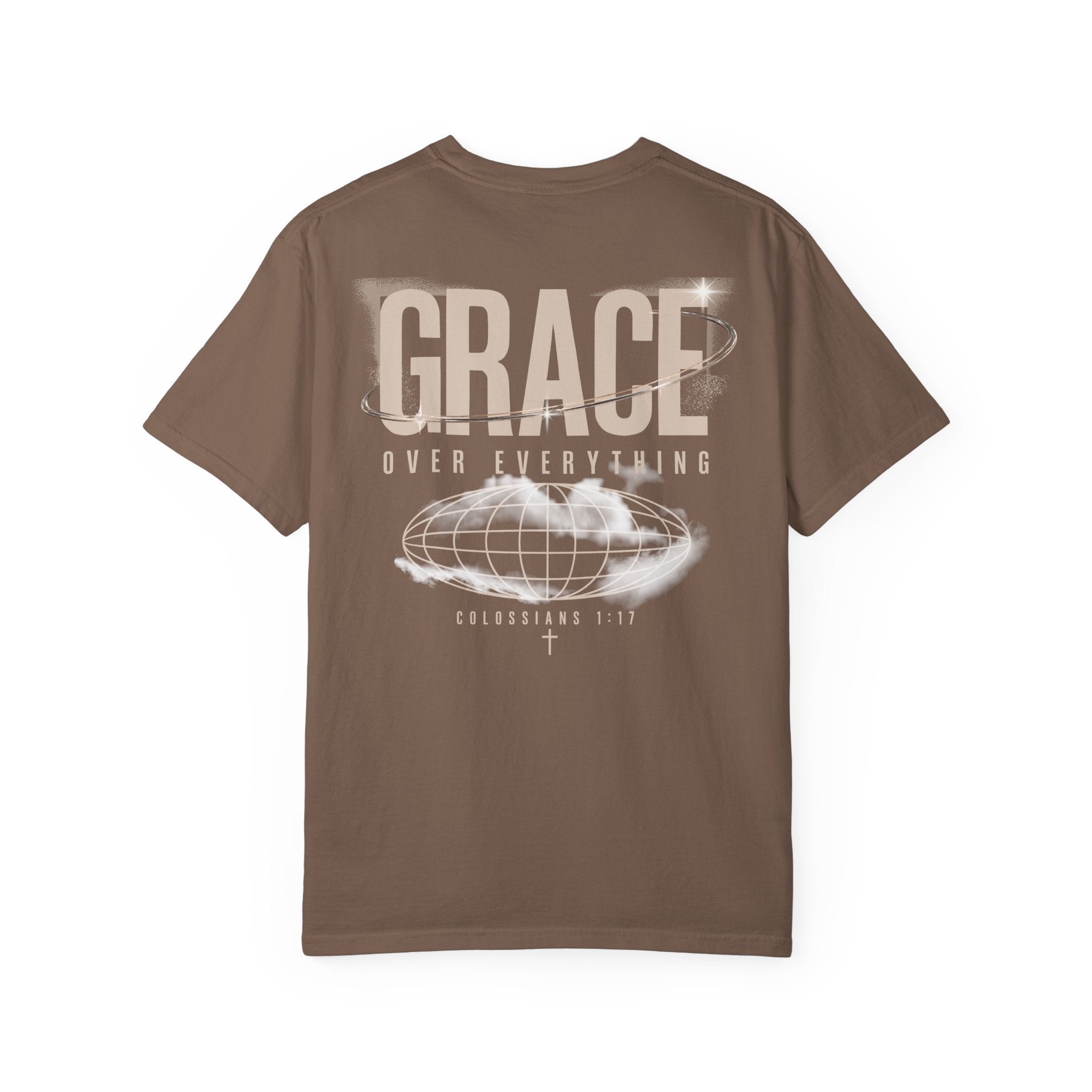 Grace Over Everything Tee — 2010s Streetwear Colossians 1:17 Comfort Colors T-Shirt