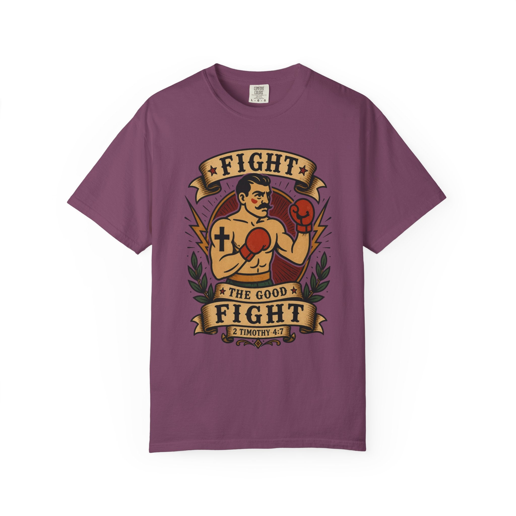 Fight the Good Fight Tee — Christian Tattoo Shirt