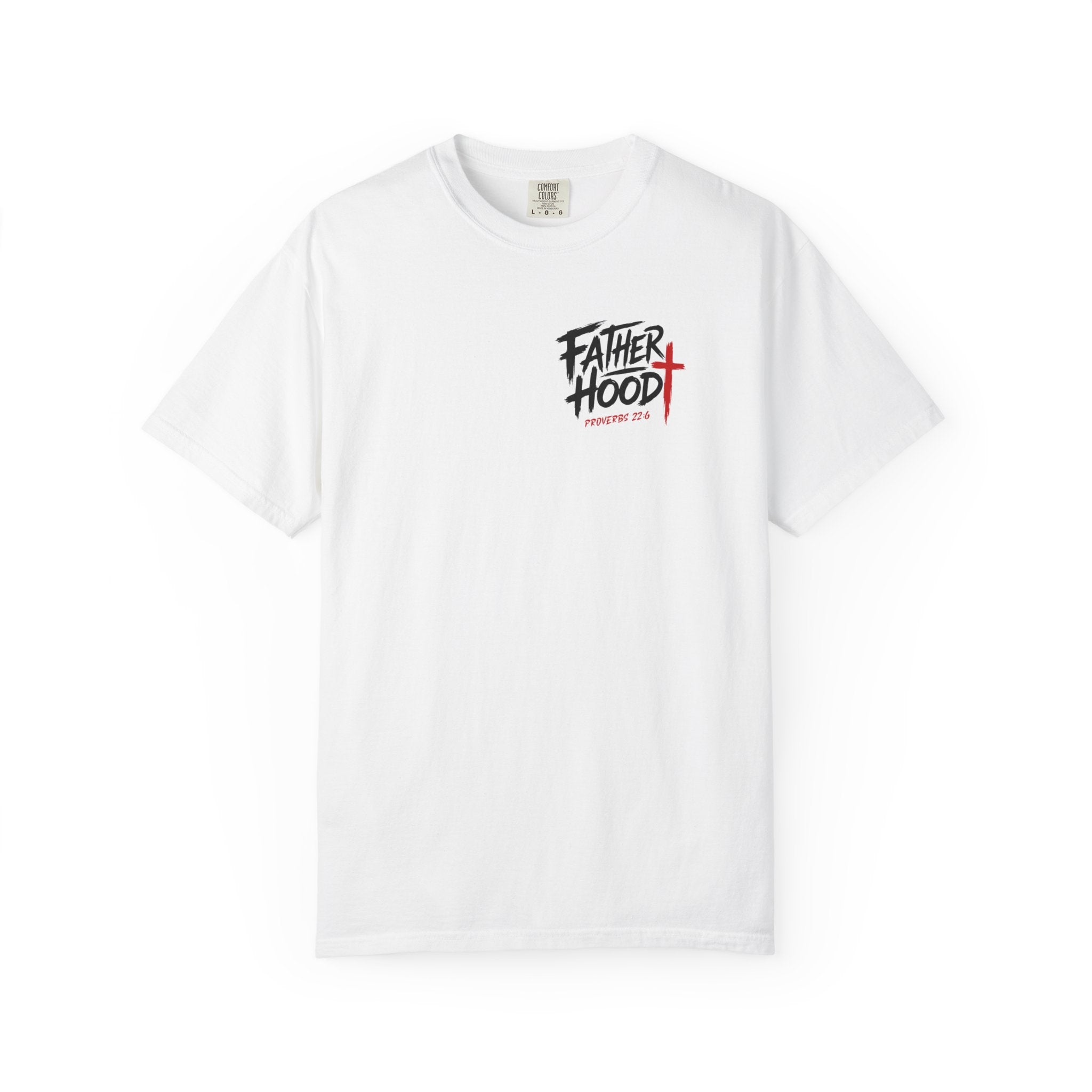Fatherhood is Kingdom Work T-Shirt — Comfort Colors Christian Dad Tee | Proverbs 22:6