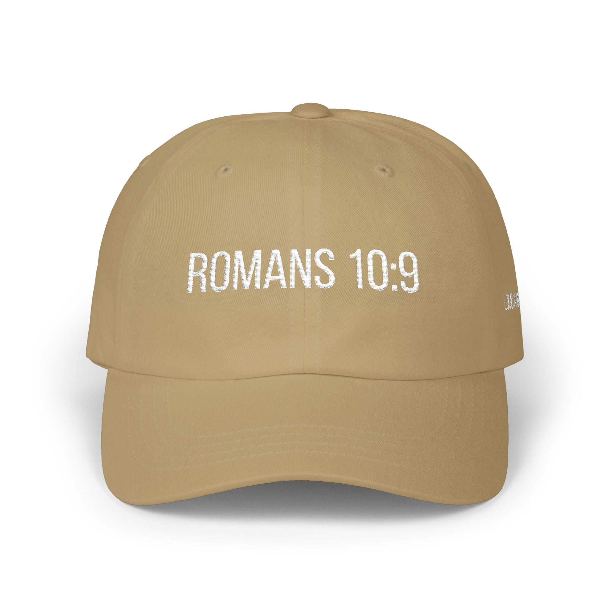 Romans 10:9 Embroidered Dad Hat