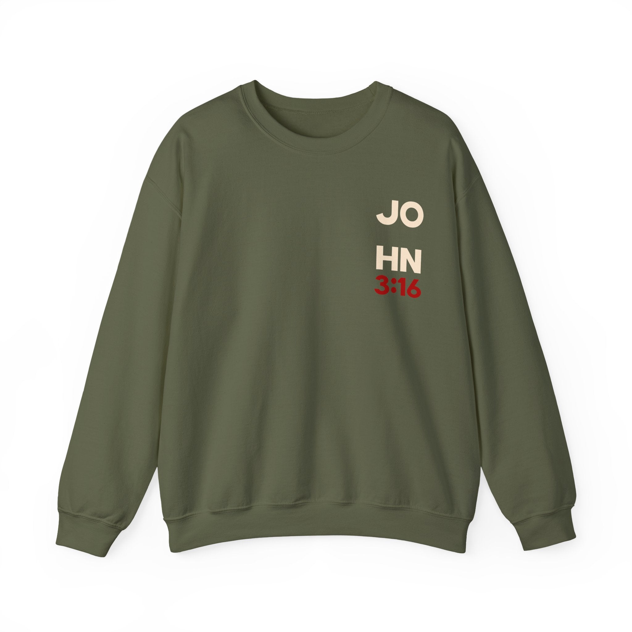 John 3:16 'For God So Loved the World' Sweatshirt — Christian Crewneck