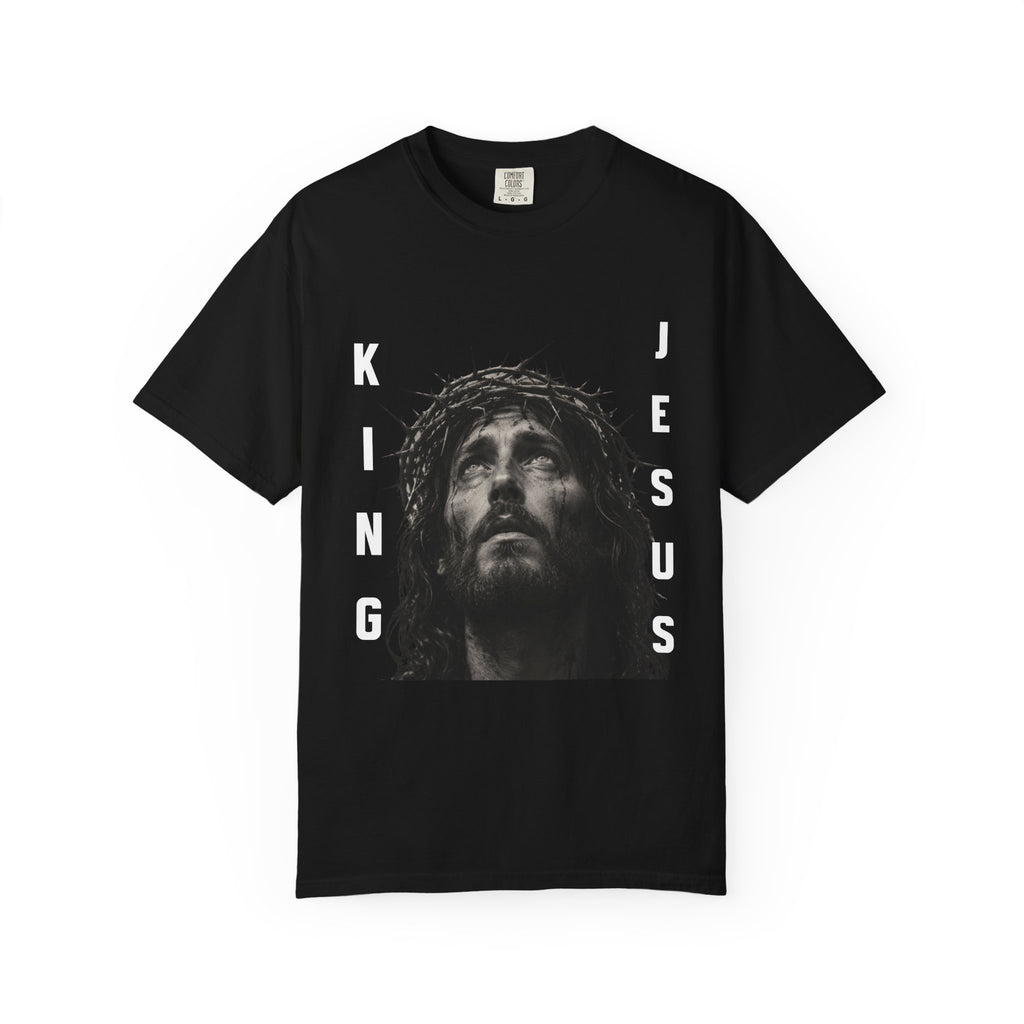 Jesus King T-Shirt — Crown of Thorns Christian Faith Graphic Tee