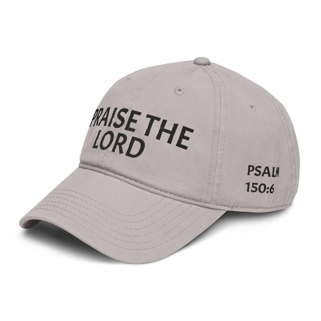 Praise the Lord Hat — Psalm 150:6 Embroidered Two-Tone Dad Cap
