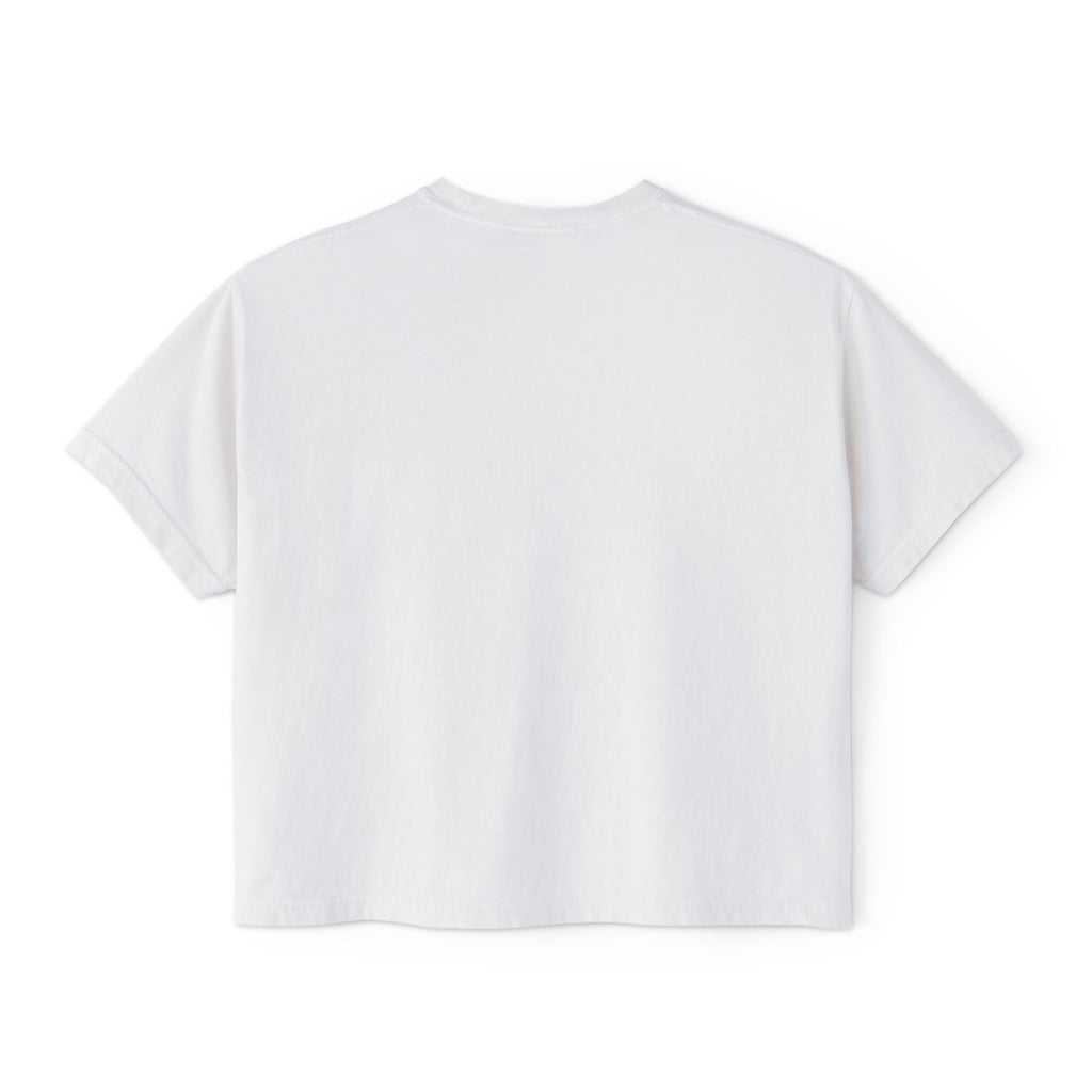 YAHWEH Hebrew Boxy Crop Tee — Women's Christian Shirt | Name of God Comfort Colors