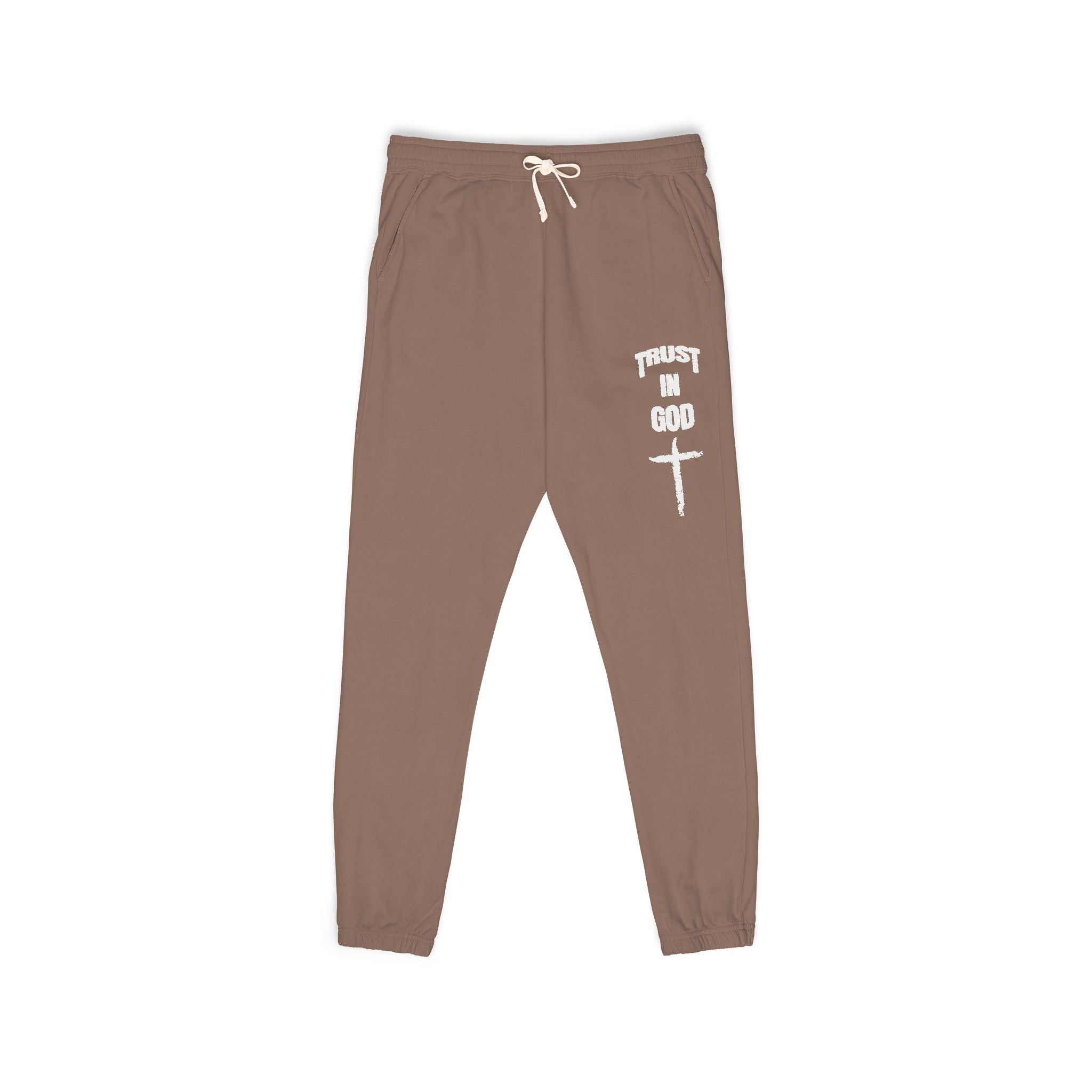 Trust in God Sweatpants — Faith-Based Fleece Joggers