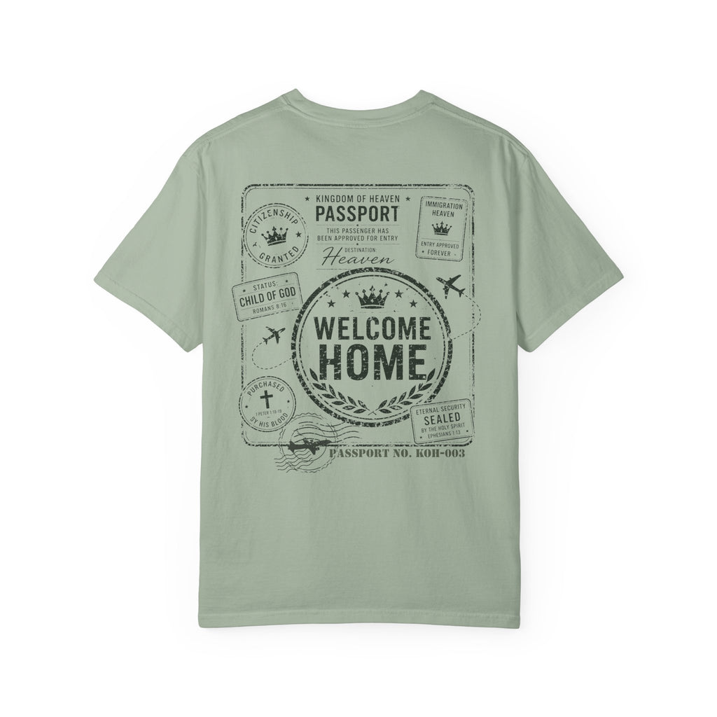 Adopted Tee — Child of God Kingdom of Heaven Passport Comfort Colors T-Shirt