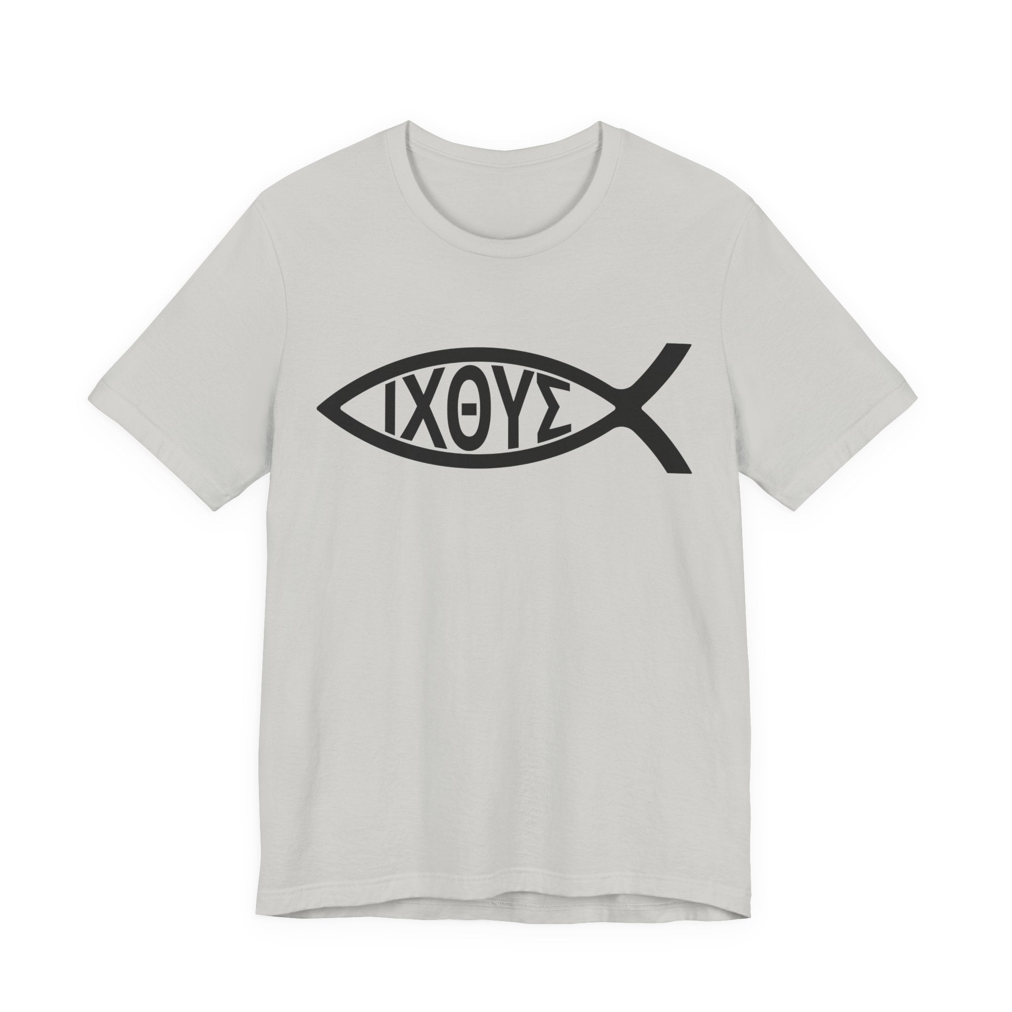 Christian Ichthys Fish T-Shirt – Vintage Greek ΙΧΘΥΣ Faith Tee